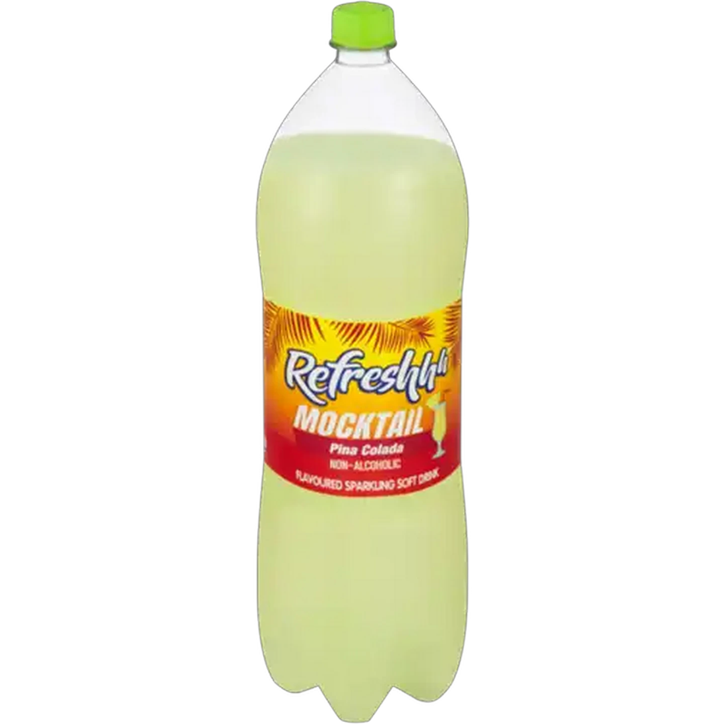 Image of Refreshhh Piña Colada Flavoured Mocktail Sparkling Soft Drink 2L