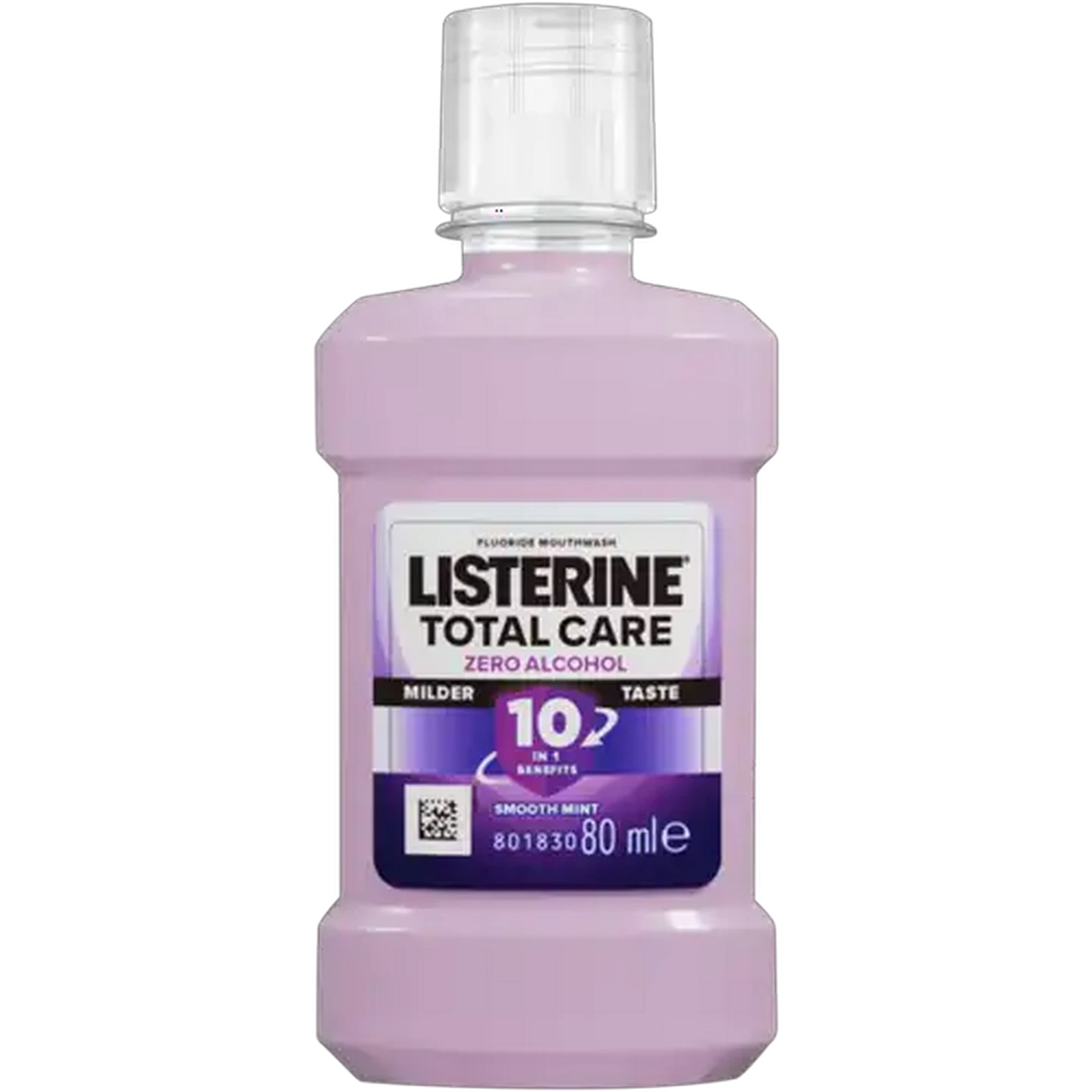 Image of LISTERINE Total Care Smooth Mint Zero Alcohol Fluoride Mouthwash 80ml