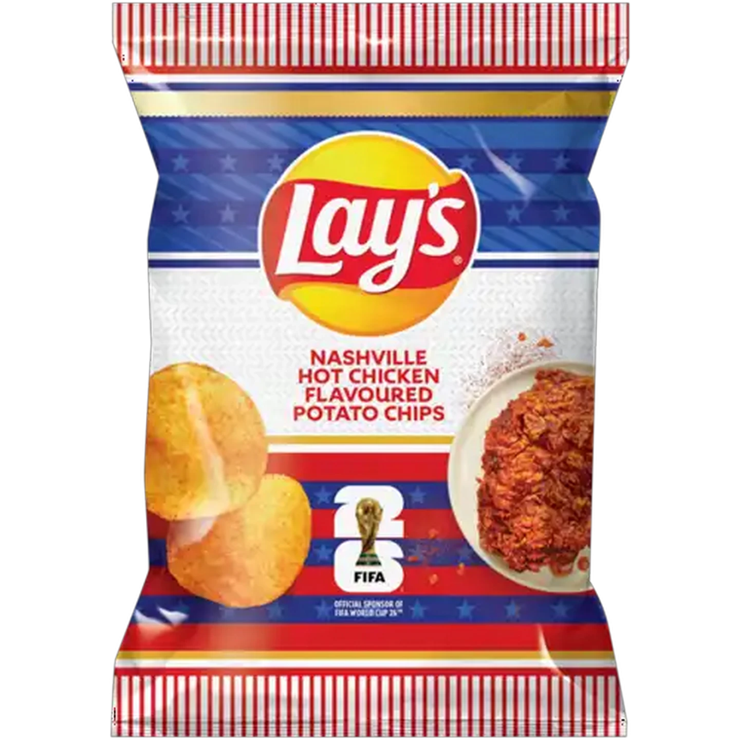 Image of Lay's Nashville Hot Chicken Flavoured Potato Chips 36g
