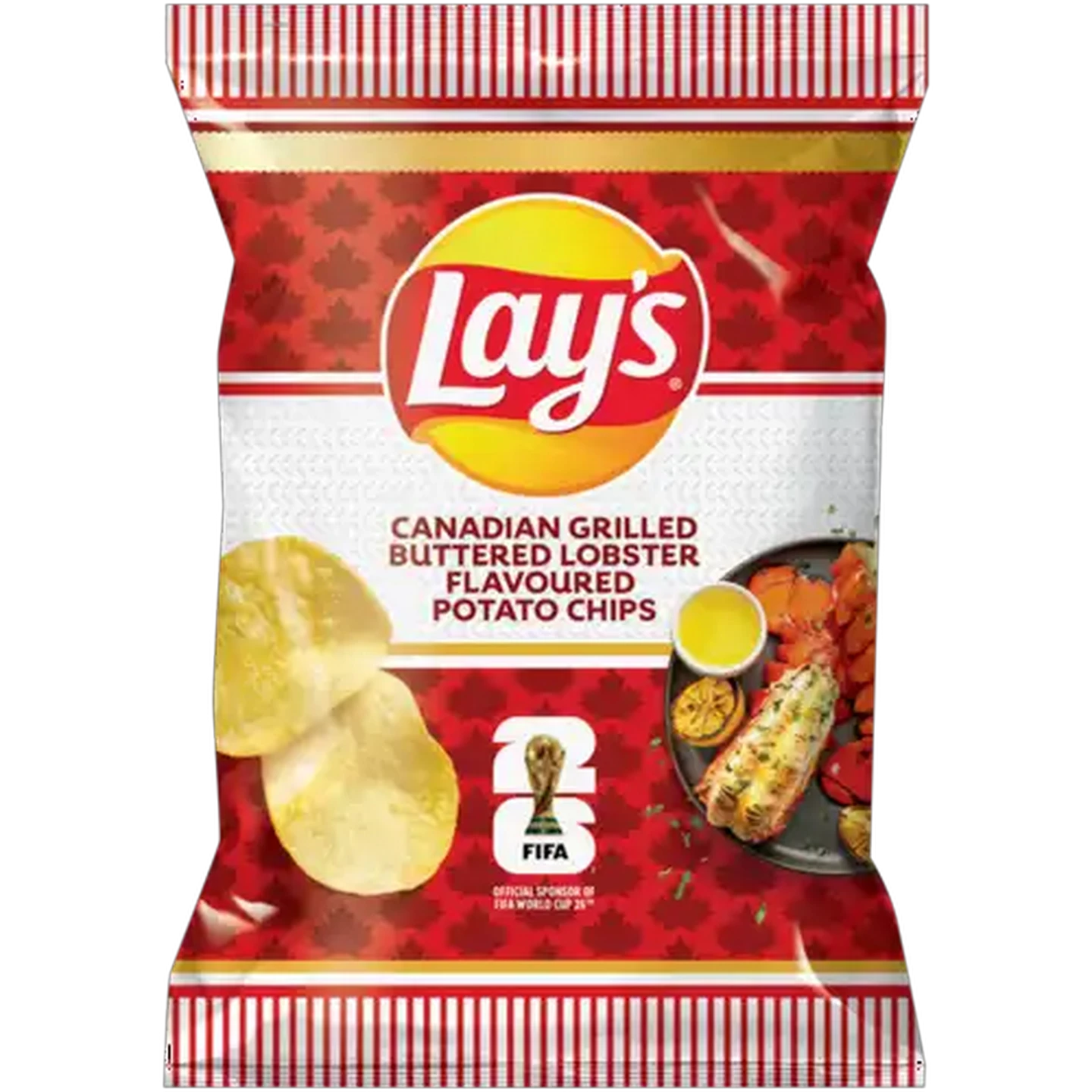 Image of Lay's Canadian Grilled Buttered Lobster Flavoured Potato Chips 36g