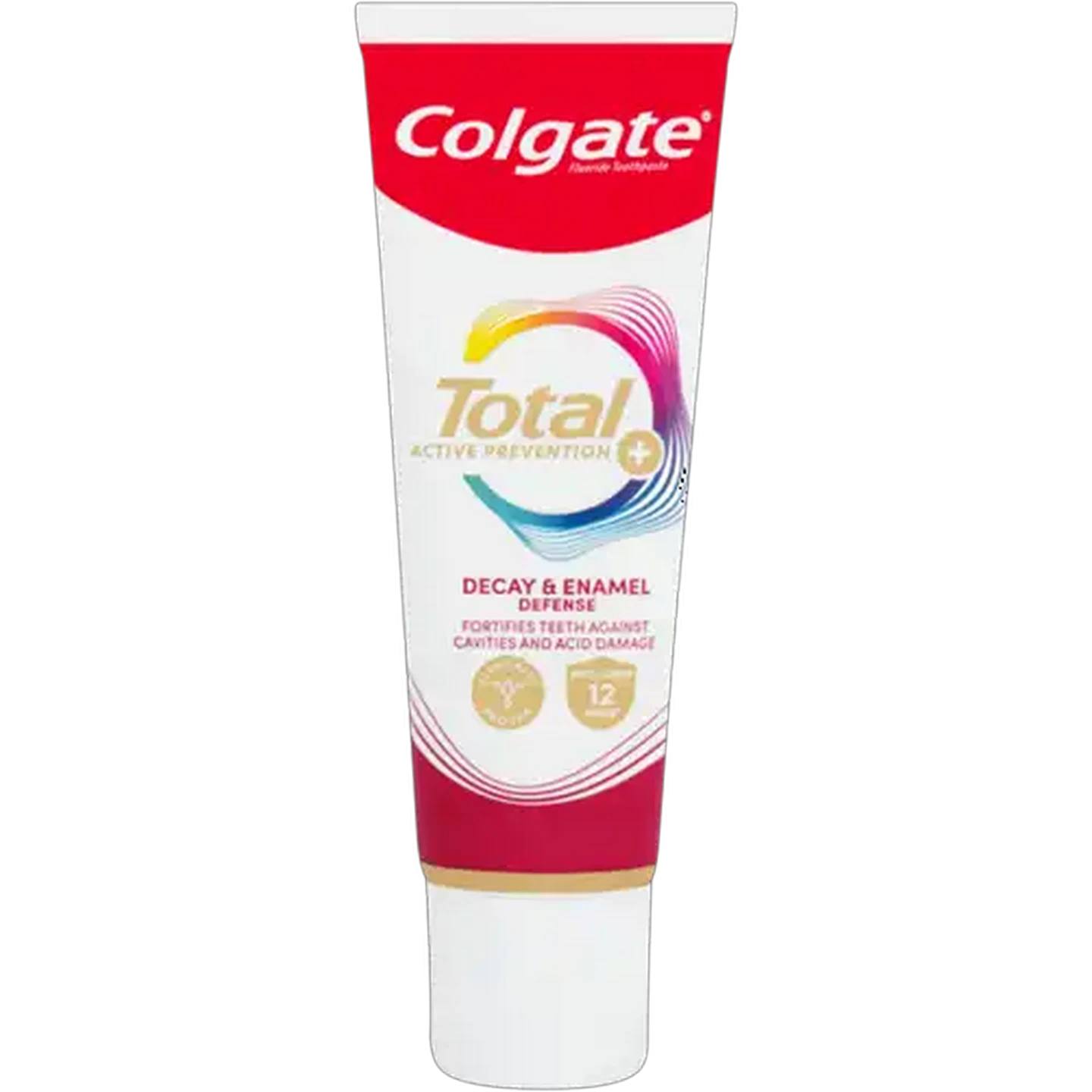 Image of Colgate Total Active Prevention Decay & Enamel Defense Fluoride Toothpaste 75ml