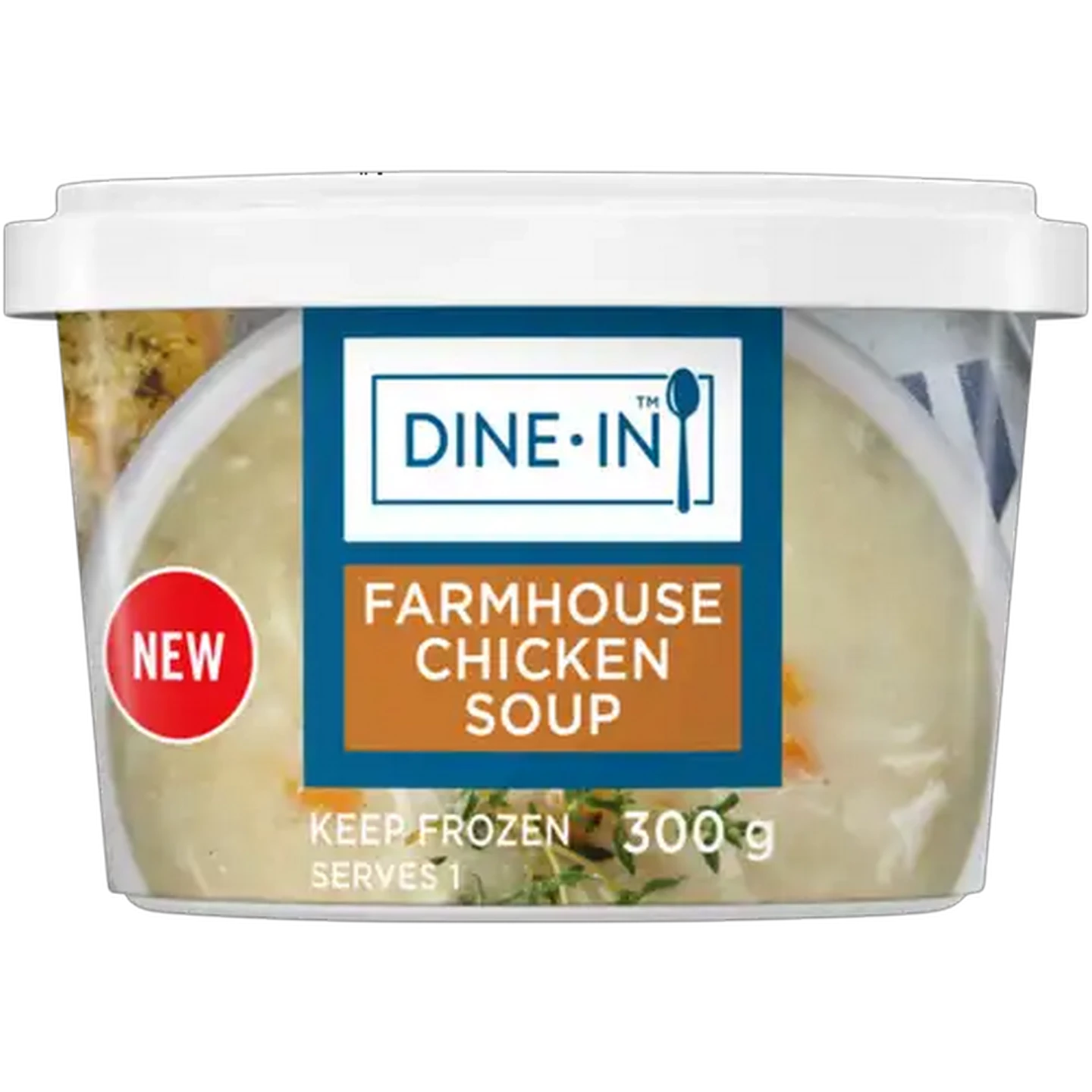 Image of Dine-In Frozen Farmhouse Chicken Soup 300g