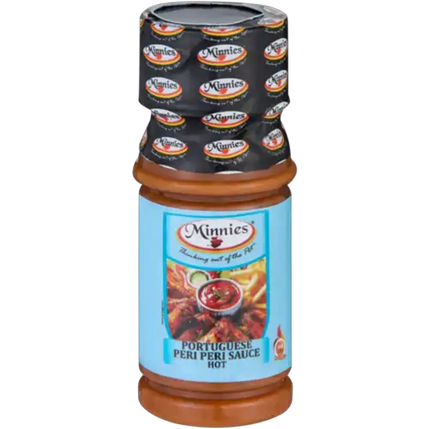 Image of Minnies Hot Portuguese Peri Peri Sauce 120ml