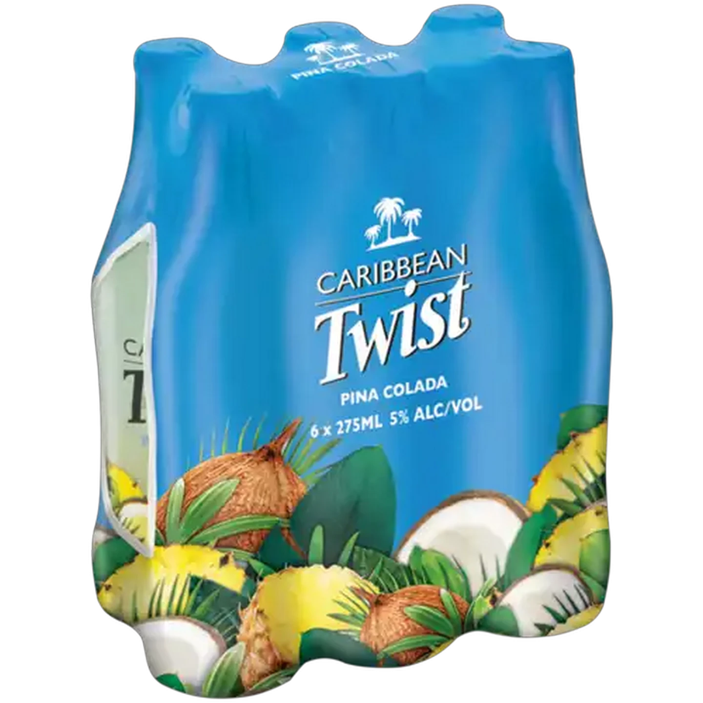 Image of Caribbean Twist Piña Colada Spirit Cooler Bottles 6 x 275ml