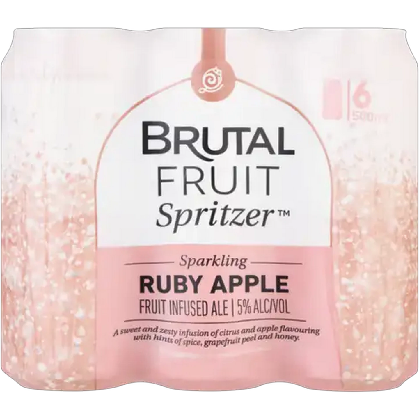 Image of Brutal Fruit Ruby Apple Spritzer 6 x 500ml