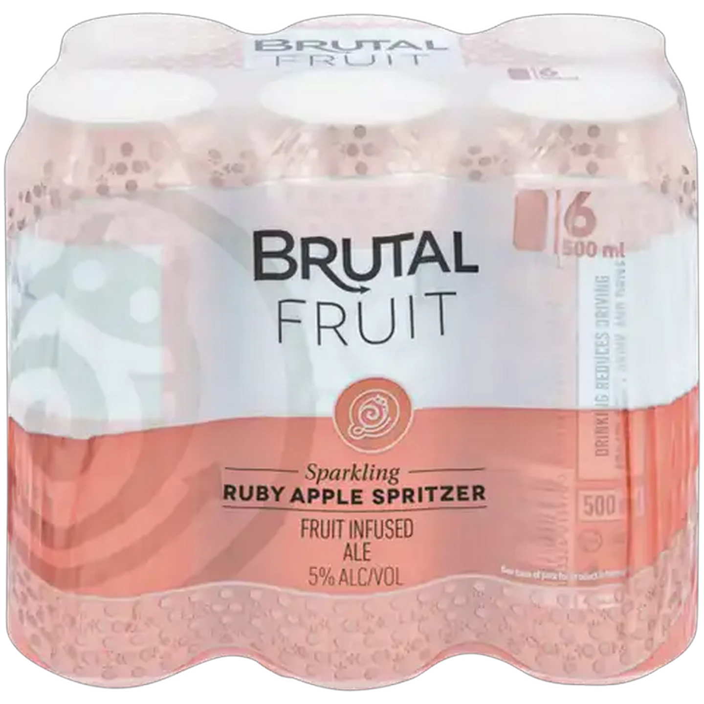 Image of Brutal Fruit Ruby Apple Spritzer 6 x 500ml