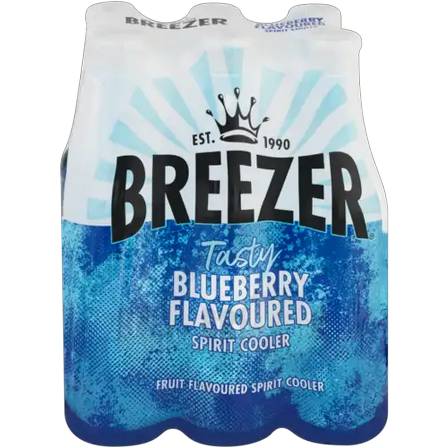 Image of Breezer Blueberry Spirit Cooler Bottles 6 x 275ml