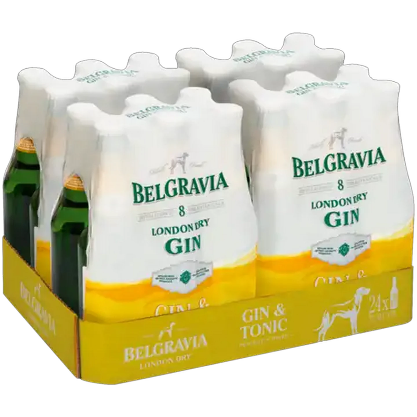 Image of Belgravia Gin & Tonic Bottles 24 x 275ml