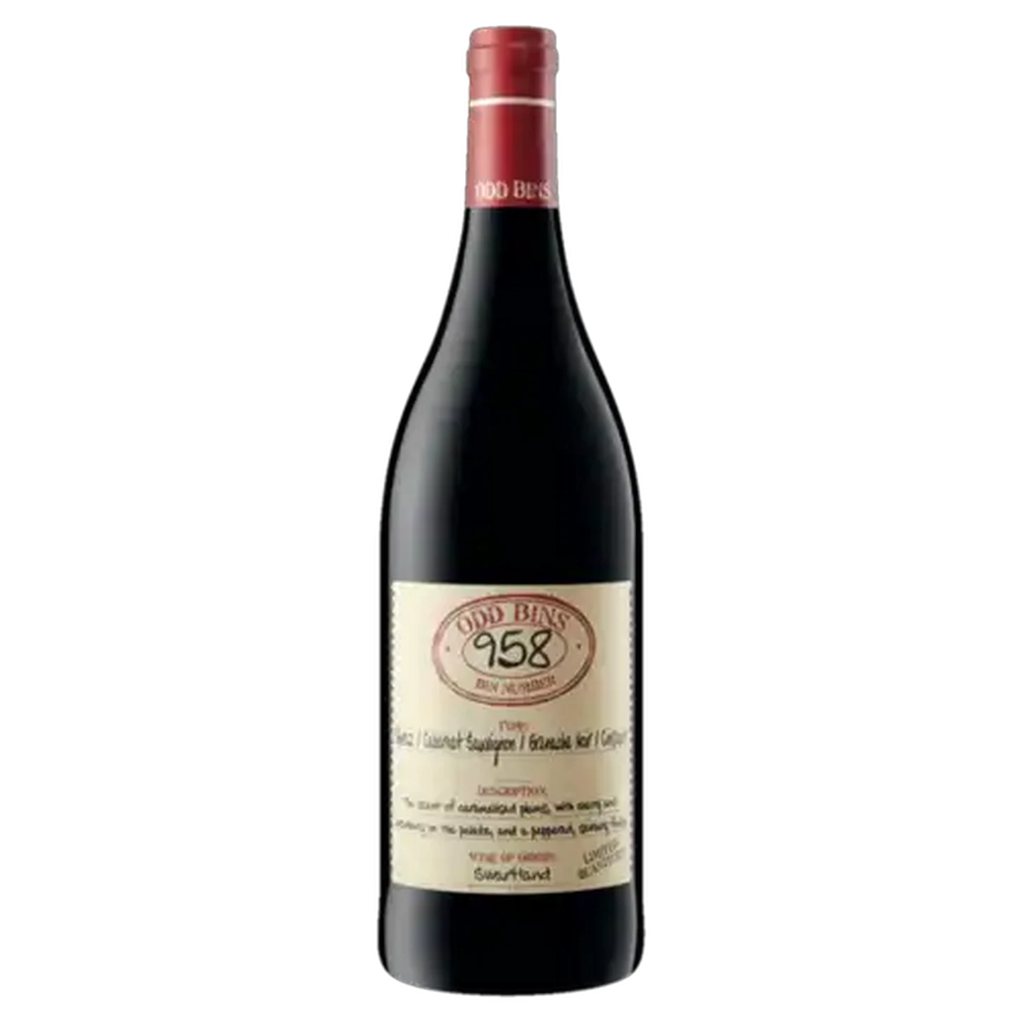 Image of Odd Bins 958 Red Blend Wine 750ml