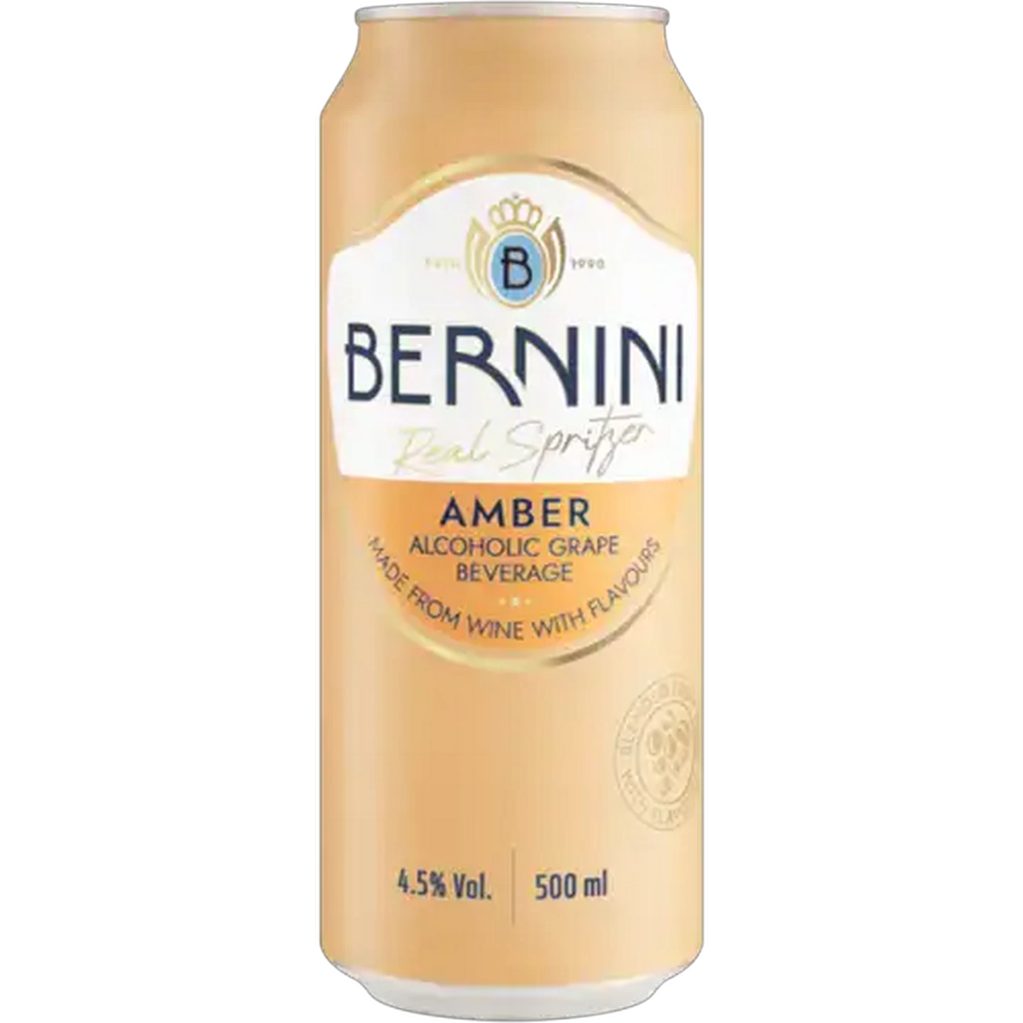 Image of Bernini Amber Alcoholic Grape Beverage Can 500ml