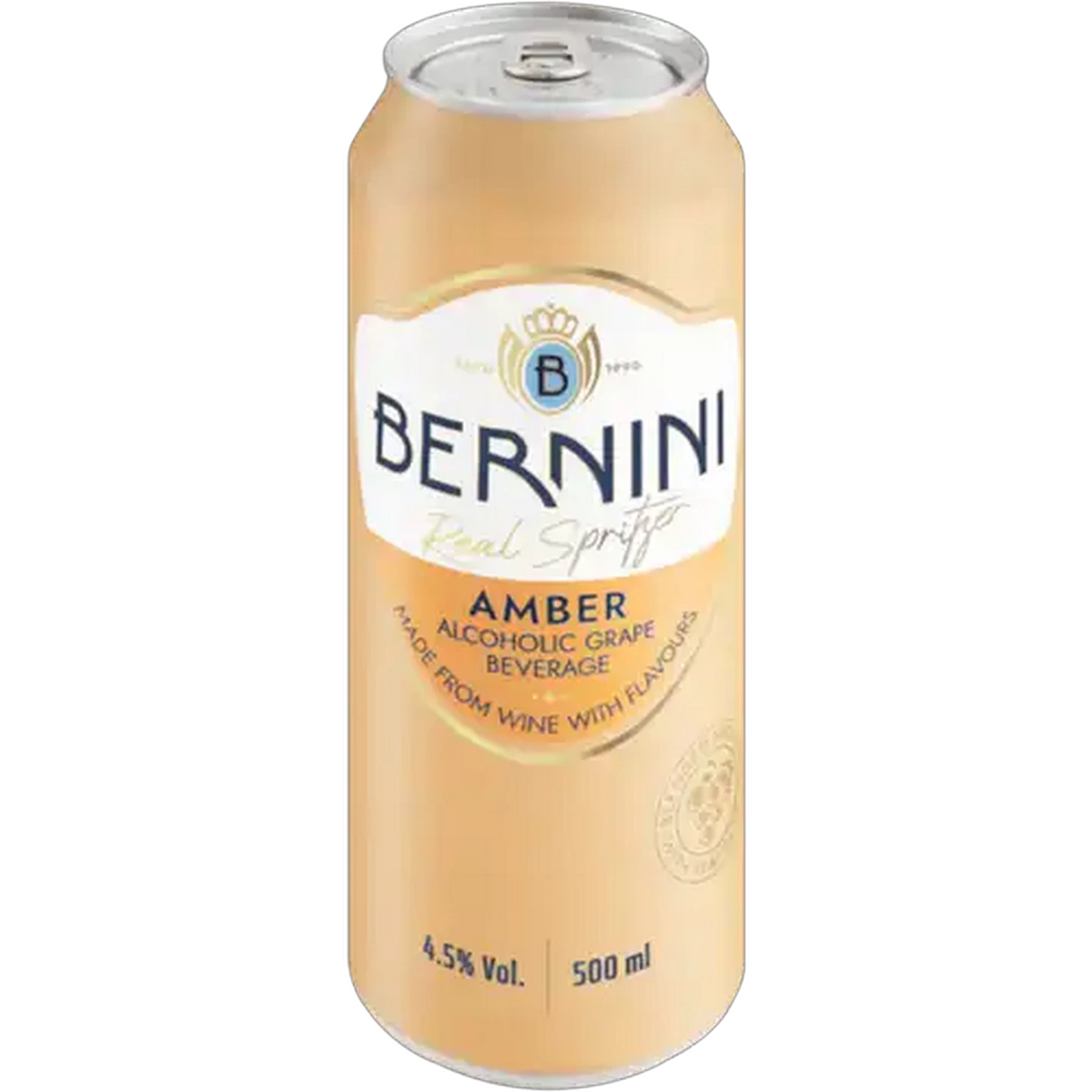 Image of Bernini Amber Alcoholic Grape Beverage Can 500ml