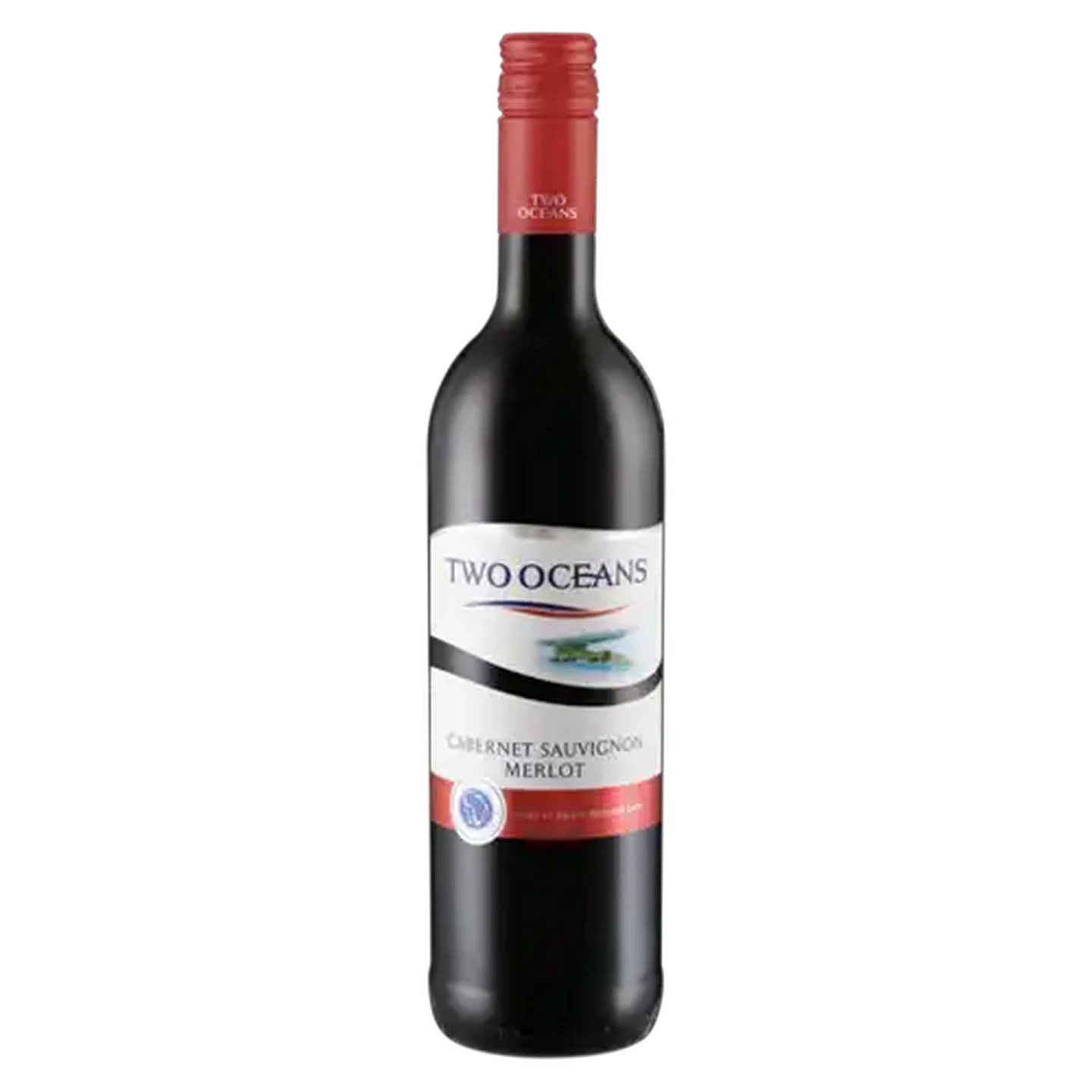 Image of Two Oceans Cabernet Sauvignon Merlot Red Wine Bottle 750ml