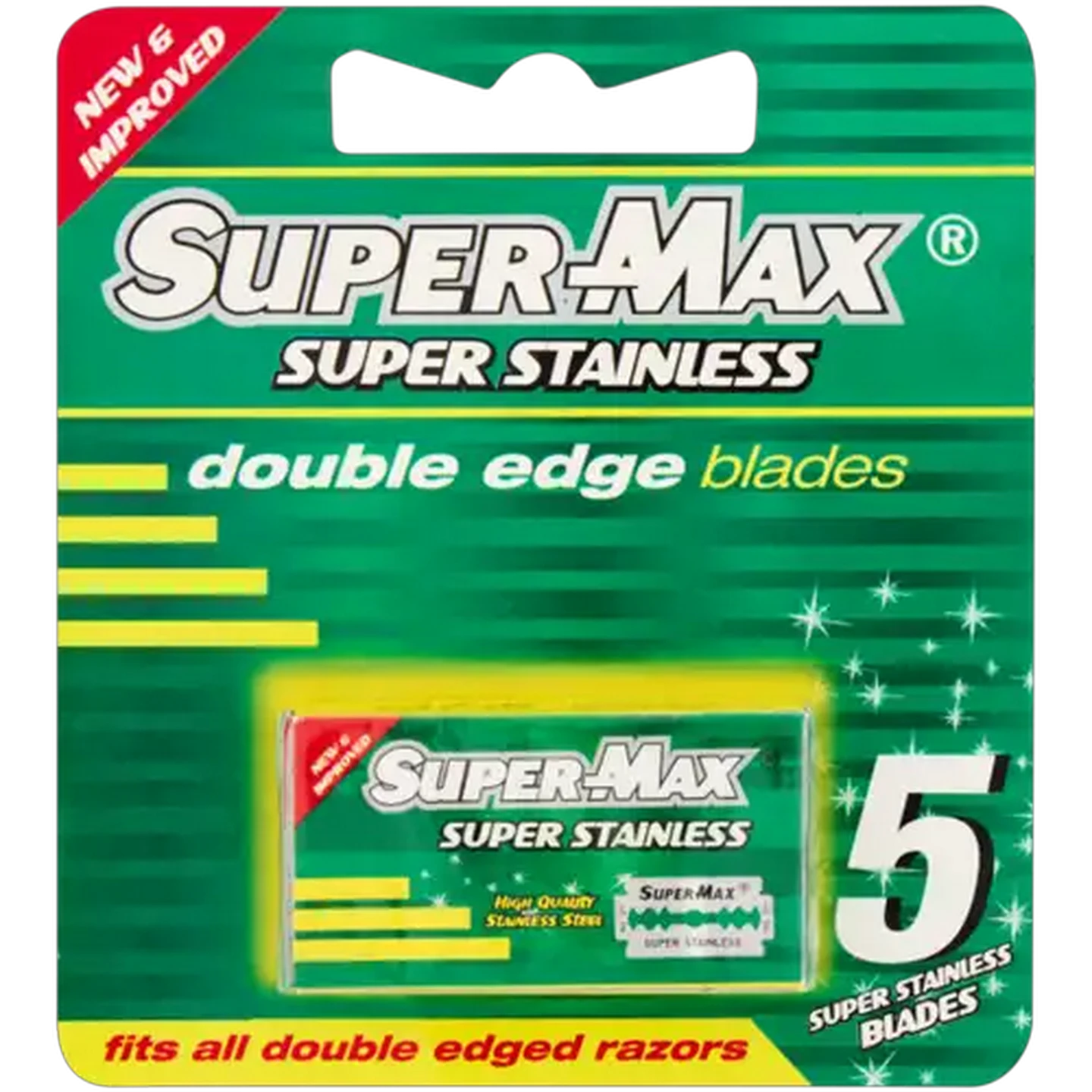 Image of Super-Max Double Edge Blades 5 Pack