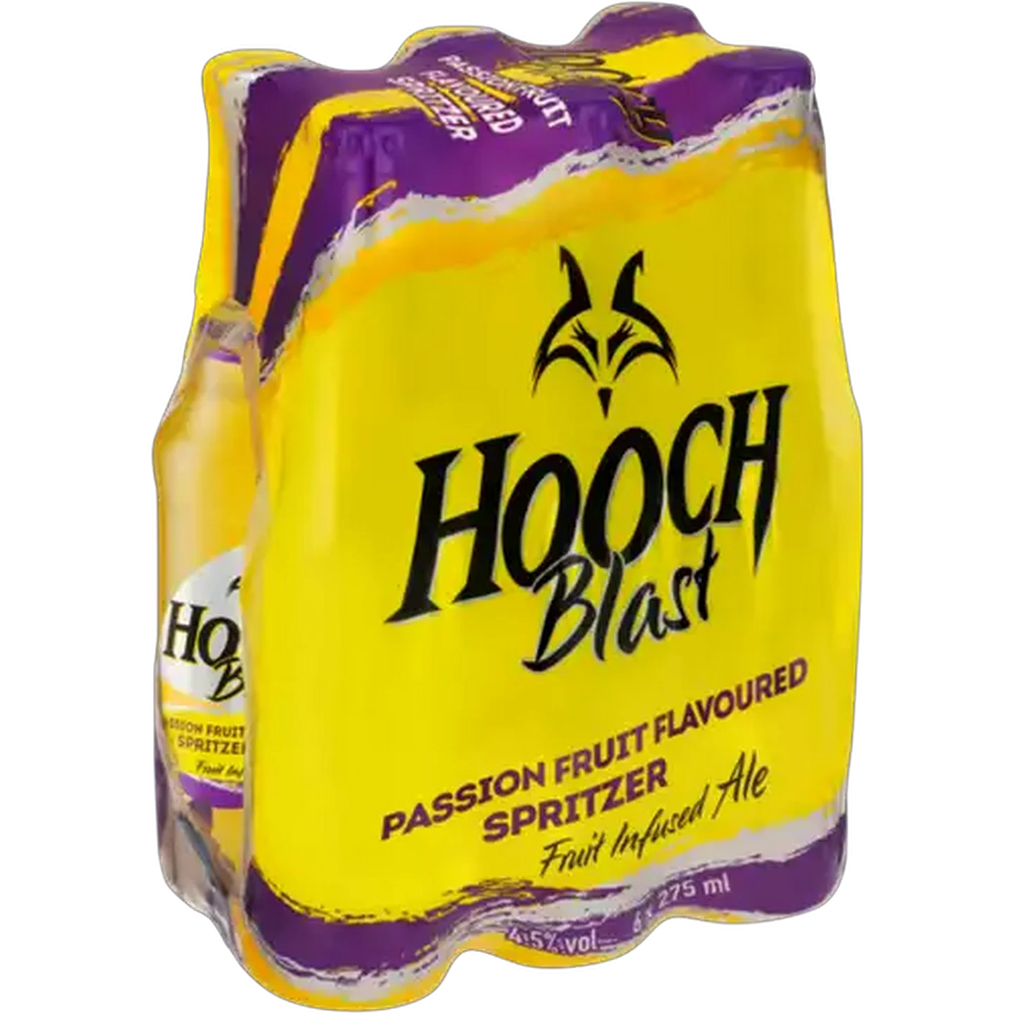 Image of Hooch Passion Fruit Flavoured Spirit Cooler Bottles 6 x 275ml