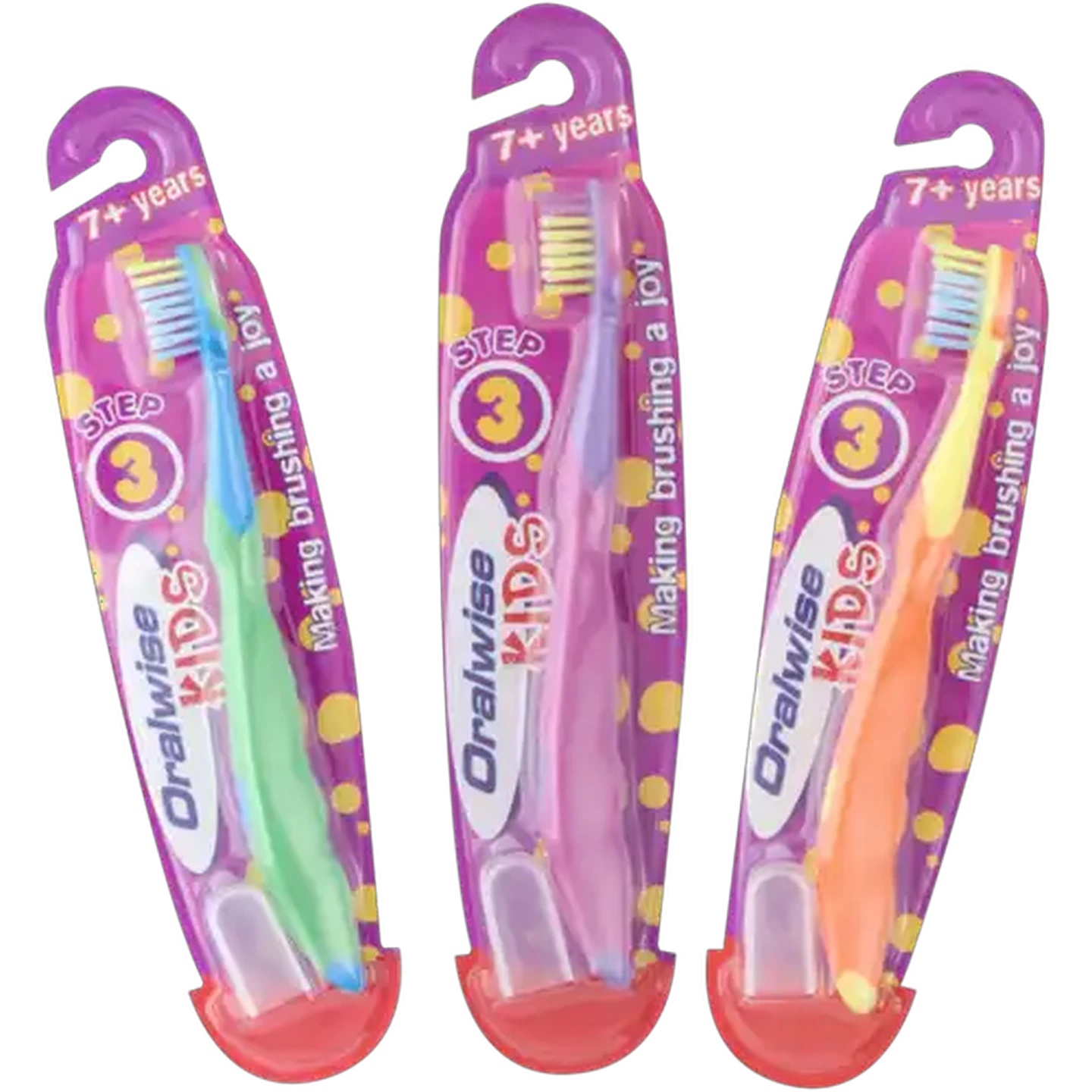 Image of Oralwise Step 3 Kids Toothbrush (Colour May Vary)