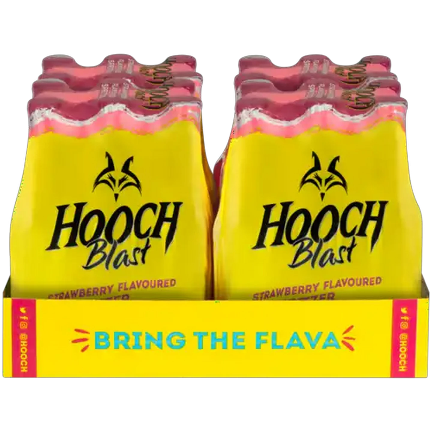 Image of Hooch Strawberry Spirit Cooler Bottles 24 x 275ml