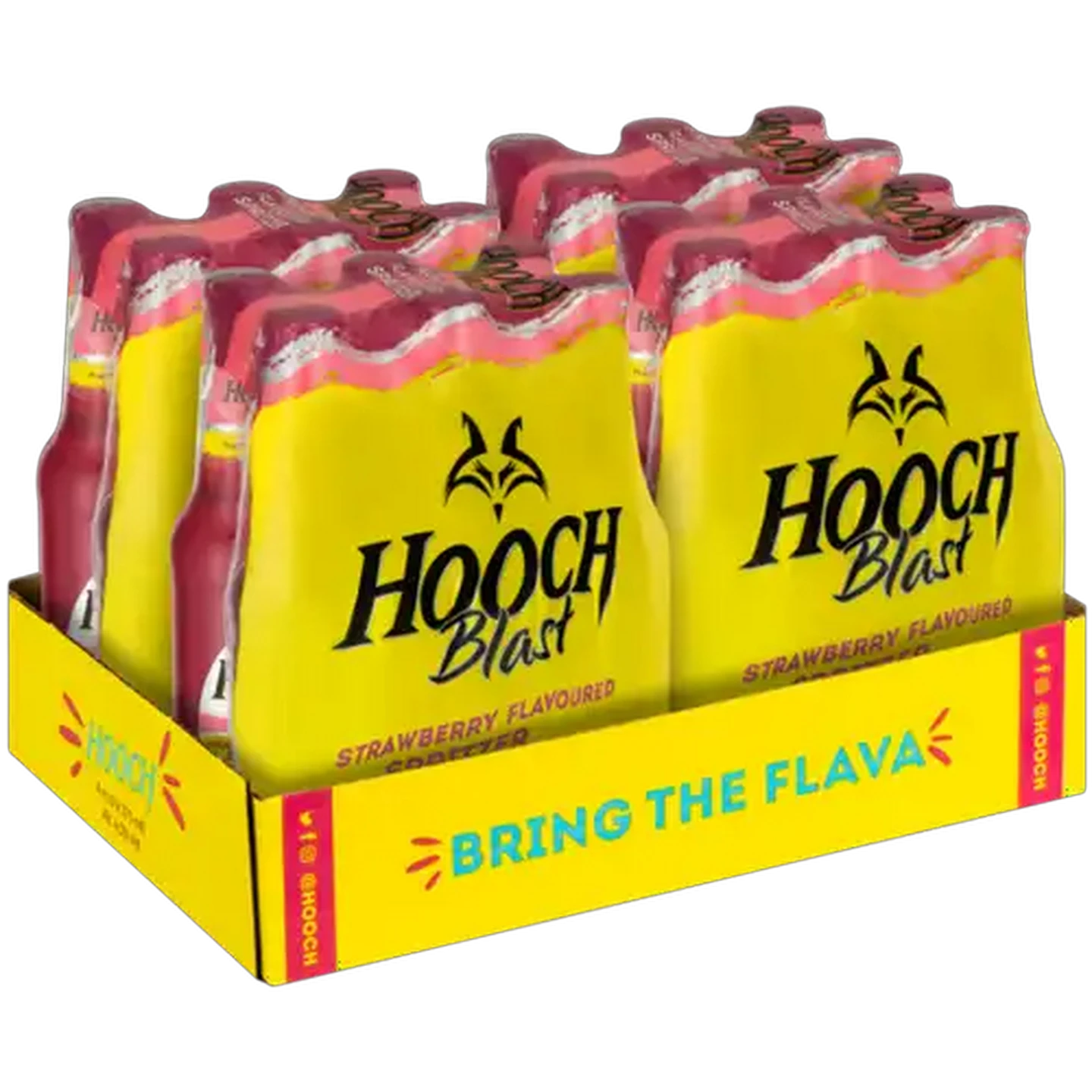 Image of Hooch Strawberry Spirit Cooler Bottles 24 x 275ml