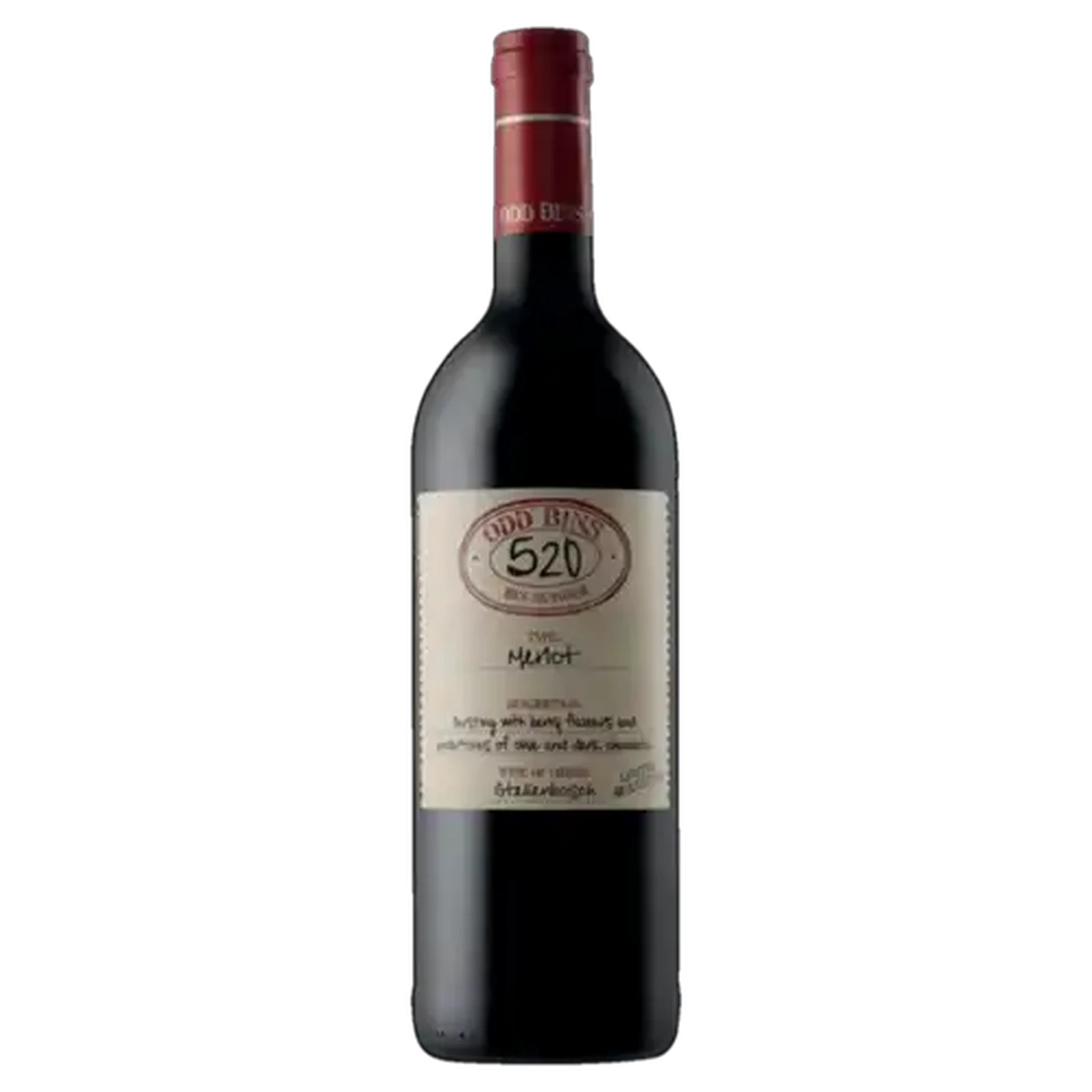 Image of Odd Bins 520 Merlot Red Wine 750ml