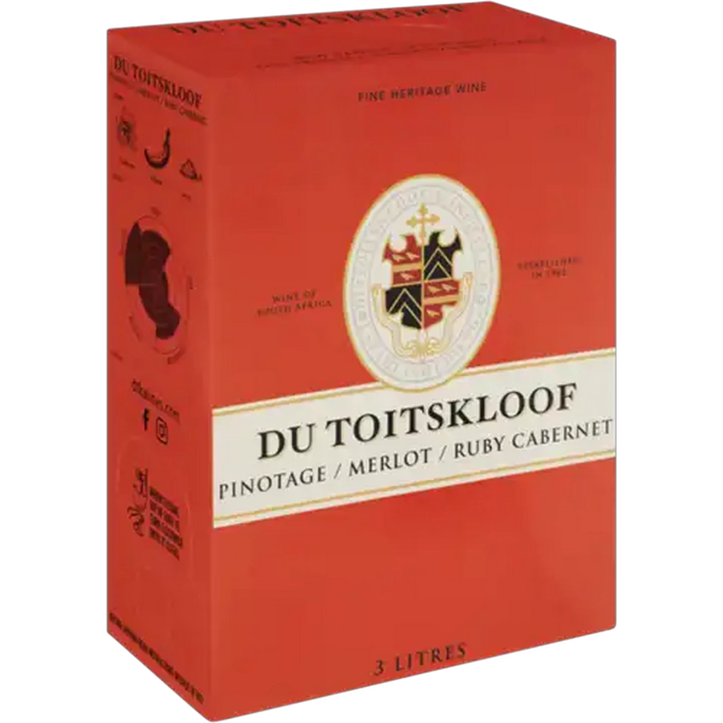 Image of Du Toitskloof Pinotage/Merlot/Ruby Cabernet Box 3L