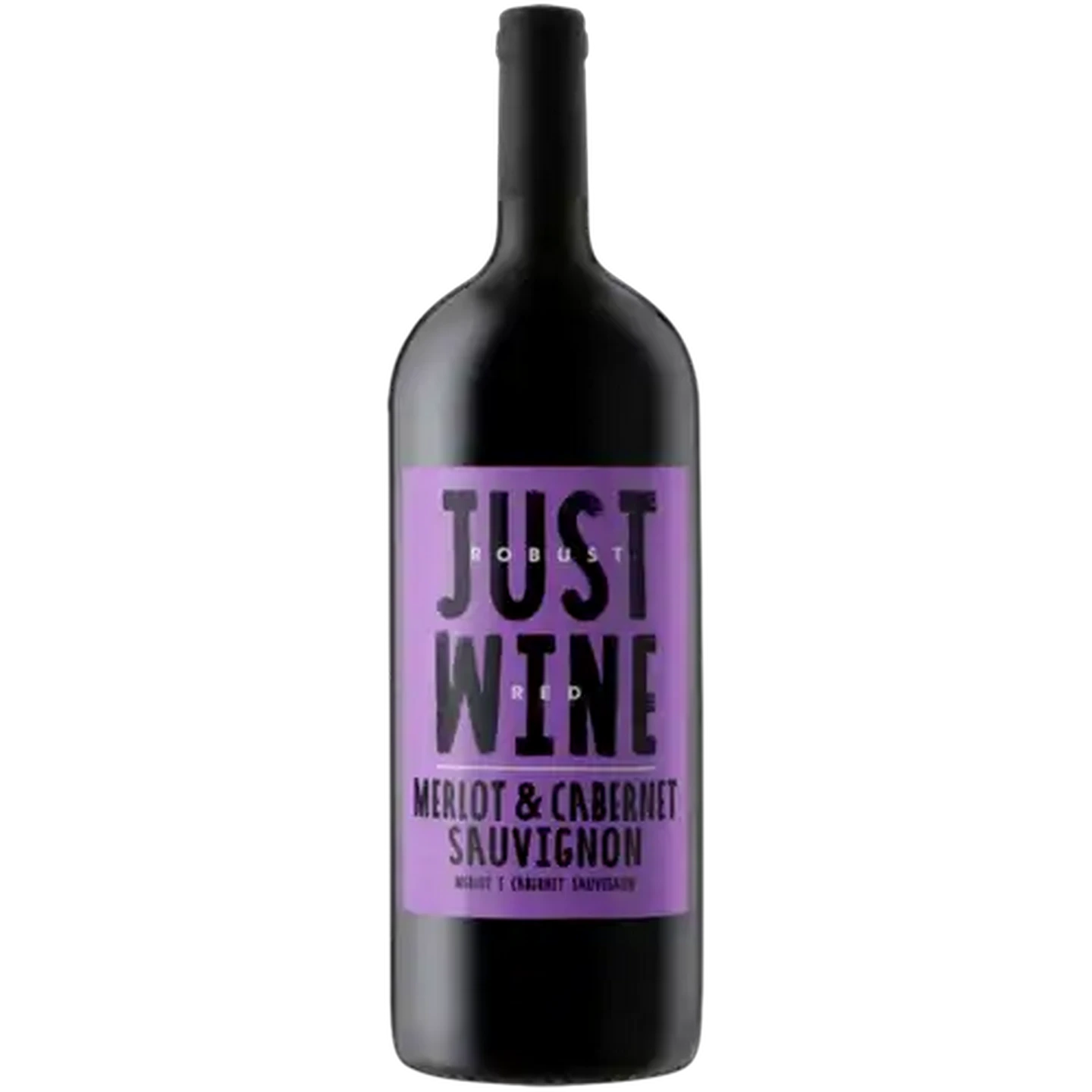 Image of Just Wine Robust Red Merlot And Cabernet Sauvignon Red Wine Bottle 1.5L