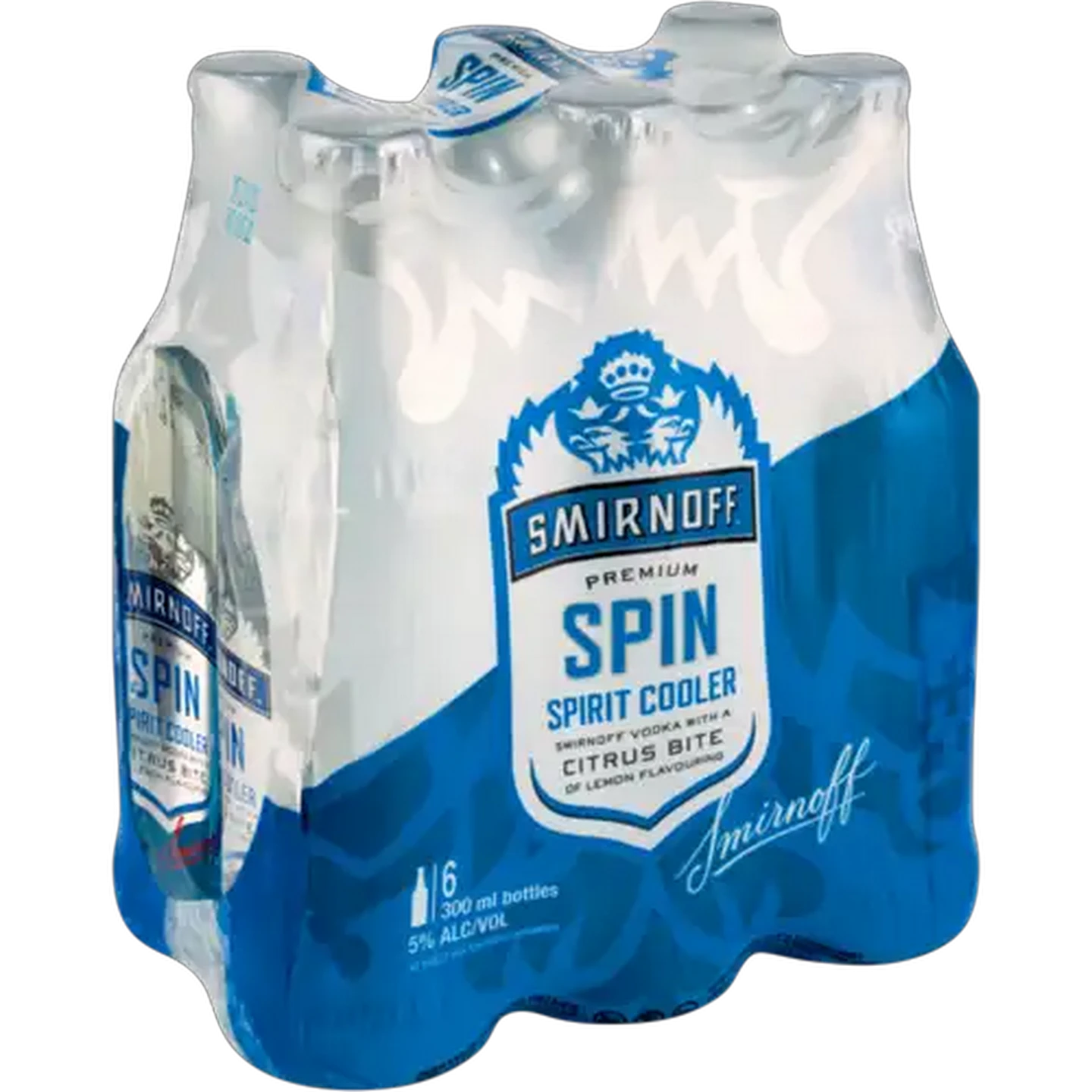 Image of Smirnoff Spin Premium Spirit Cooler 6 x 300ml