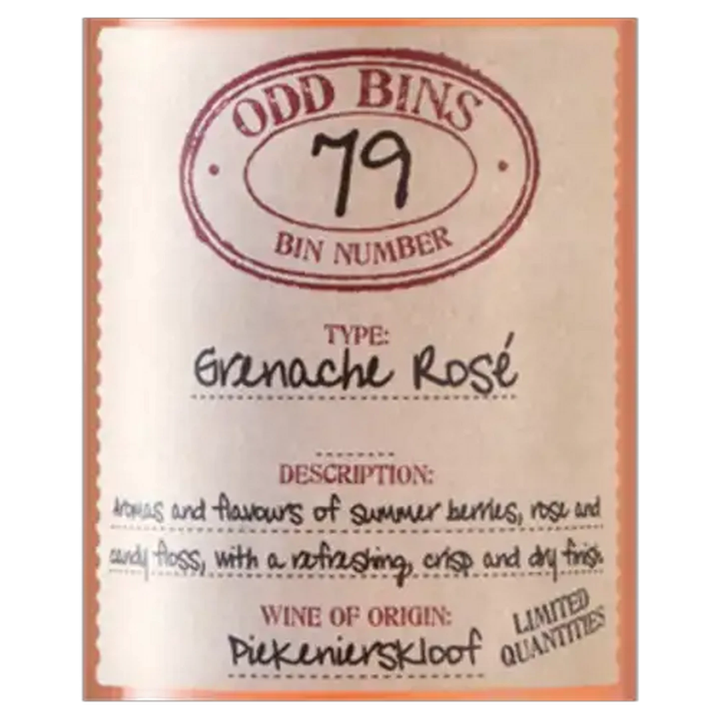 Image of Odd Bins 79 Grenache Rosé Bottle 750ml