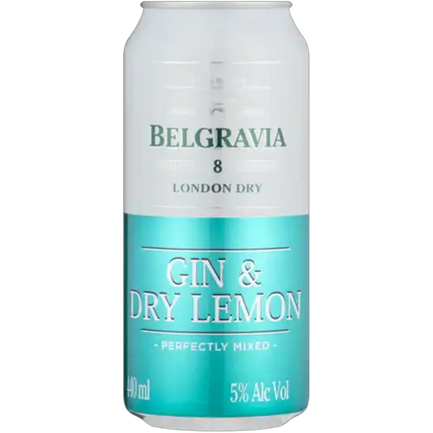 Image of Belgravia London Dry Gin & Dry Lemon Can 440ml