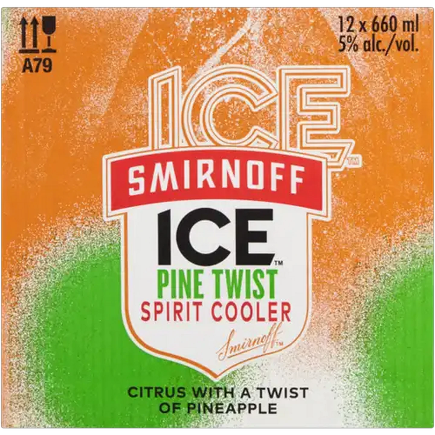 Image of Smirnoff Ice Pine Twist Spirit Cooler 12 x 660ml
