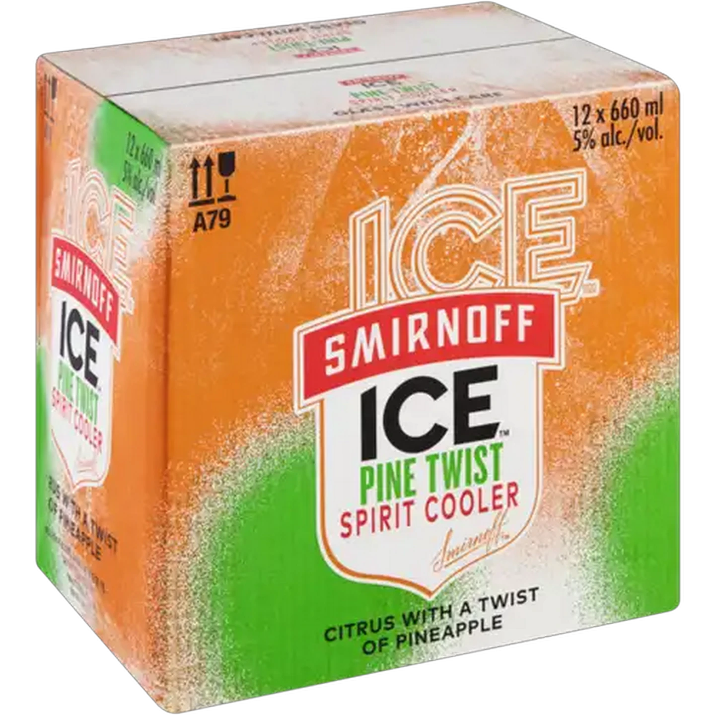 Image of Smirnoff Ice Pine Twist Spirit Cooler 12 x 660ml