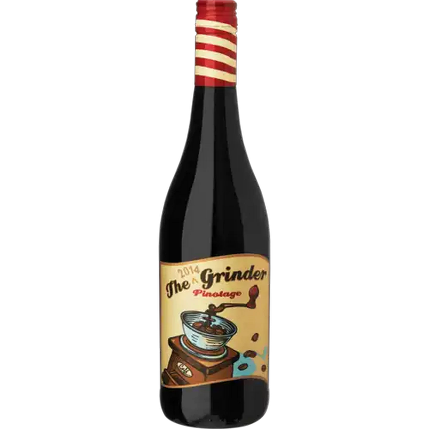 Image of Cape Fynbos The Grinder Pinotage Red Wine Bottle 750ml