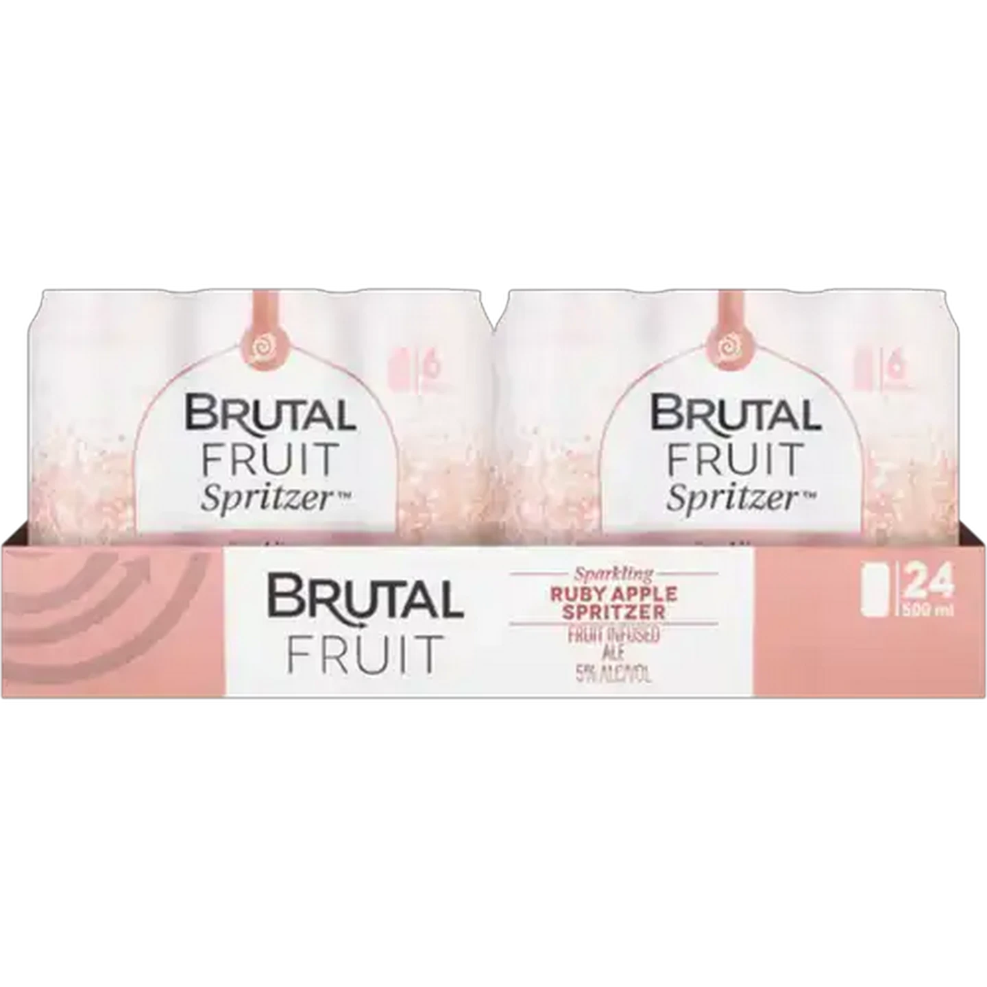 Image of Brutal Fruit Ruby Apple Spritzer Cans 24 x 500ml
