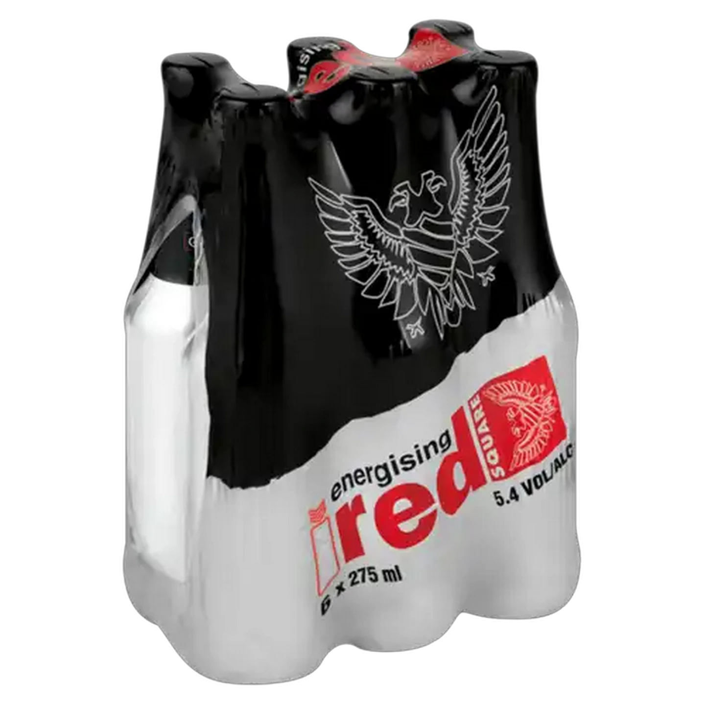 Image of Red Square Energising Vodka Bottles 6 x 275ml