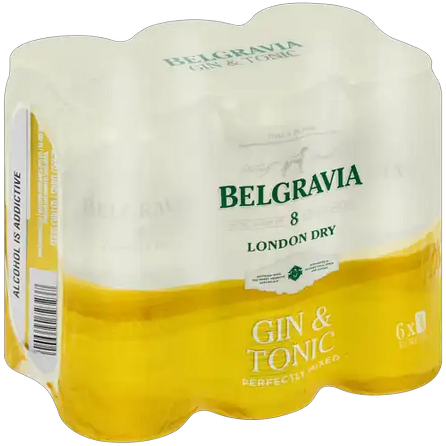 Image of Belgravia Gin & Tonic Cans 6 x 440ml