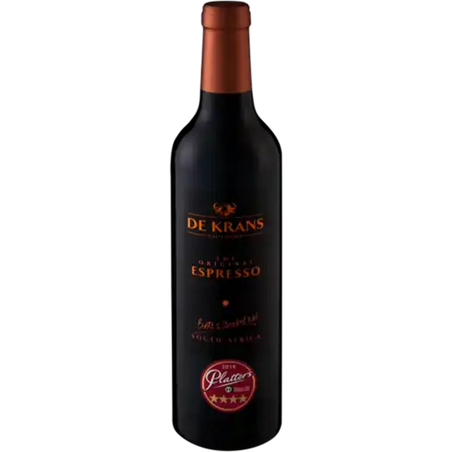 Image of De Krans The Original Espresso Red Wine Bottle 375ml