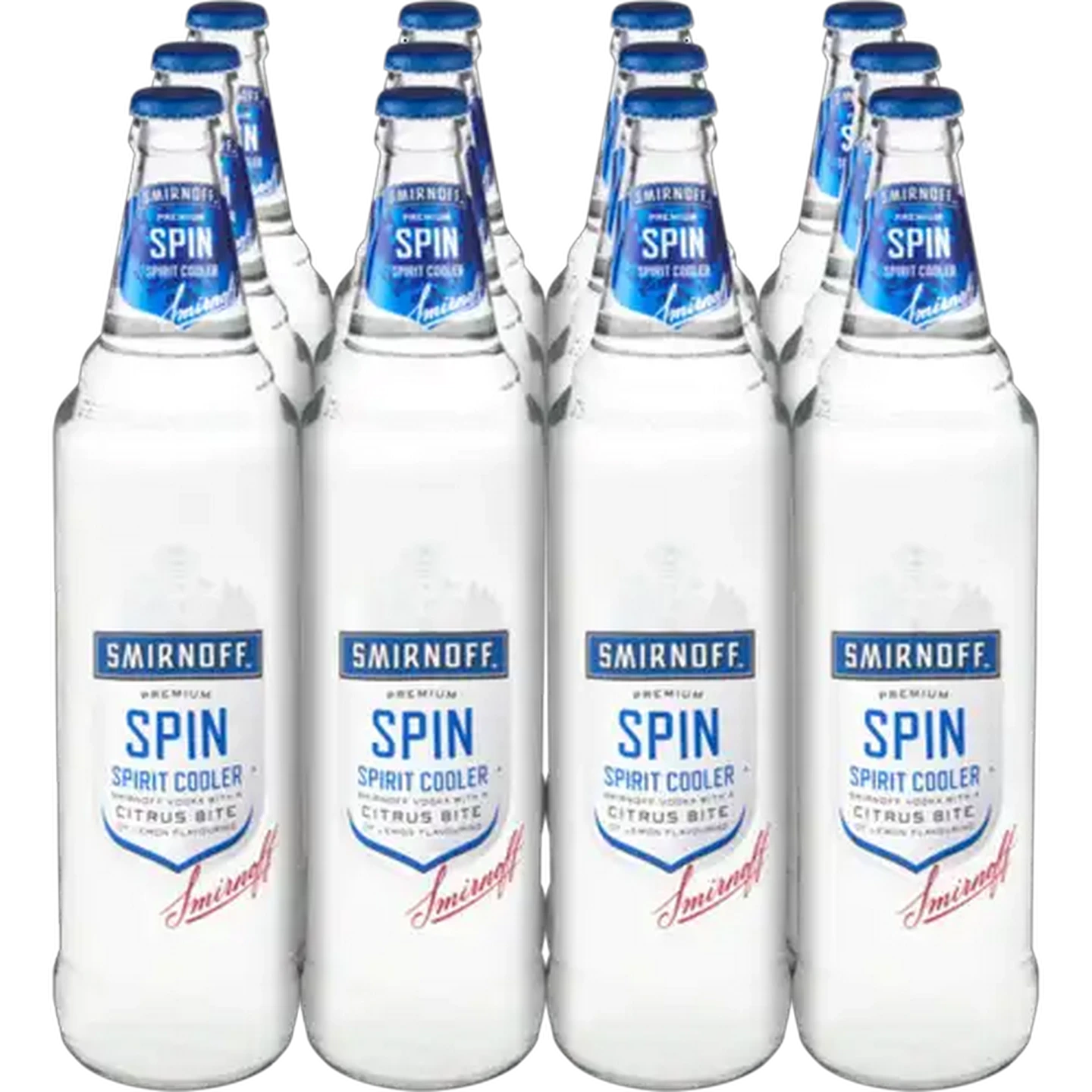 Image of Smirnoff Spin Premium Spirit Cooler 12 x 660ml