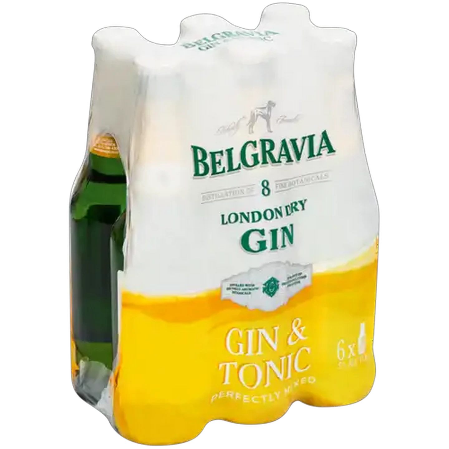 Image of Belgravia Gin & Tonic Bottles 6 x 275ml