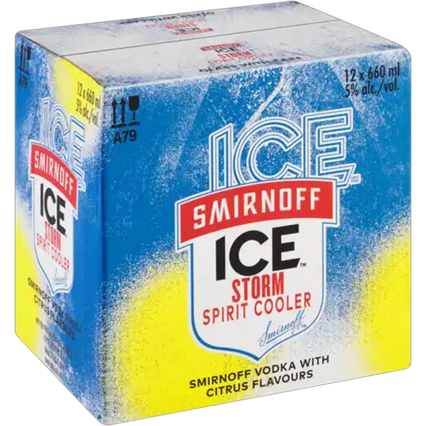 Image of Smirnoff Ice Storm Spirit Cooler 12 x 660ml