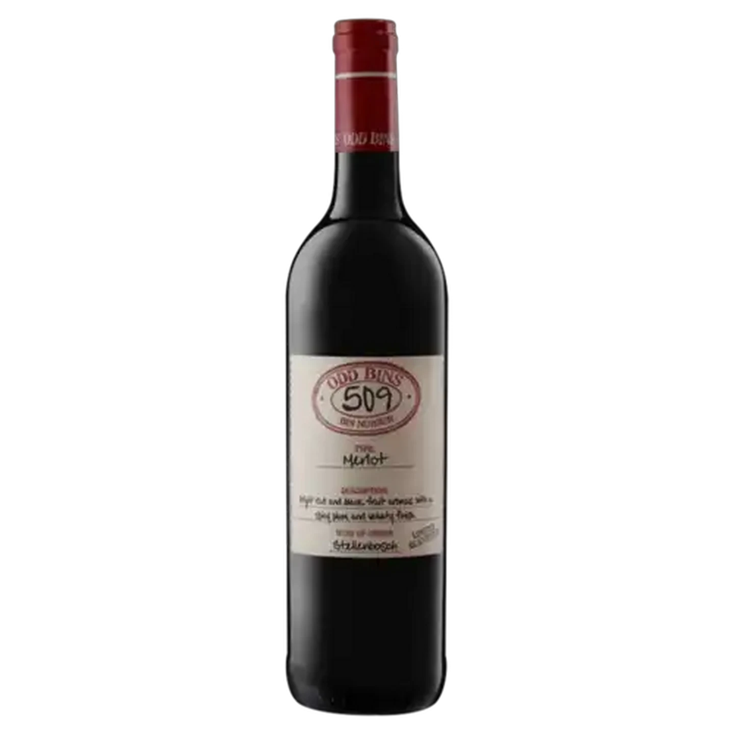 Image of Odd Bins 509 Merlot Red Wine 750ml
