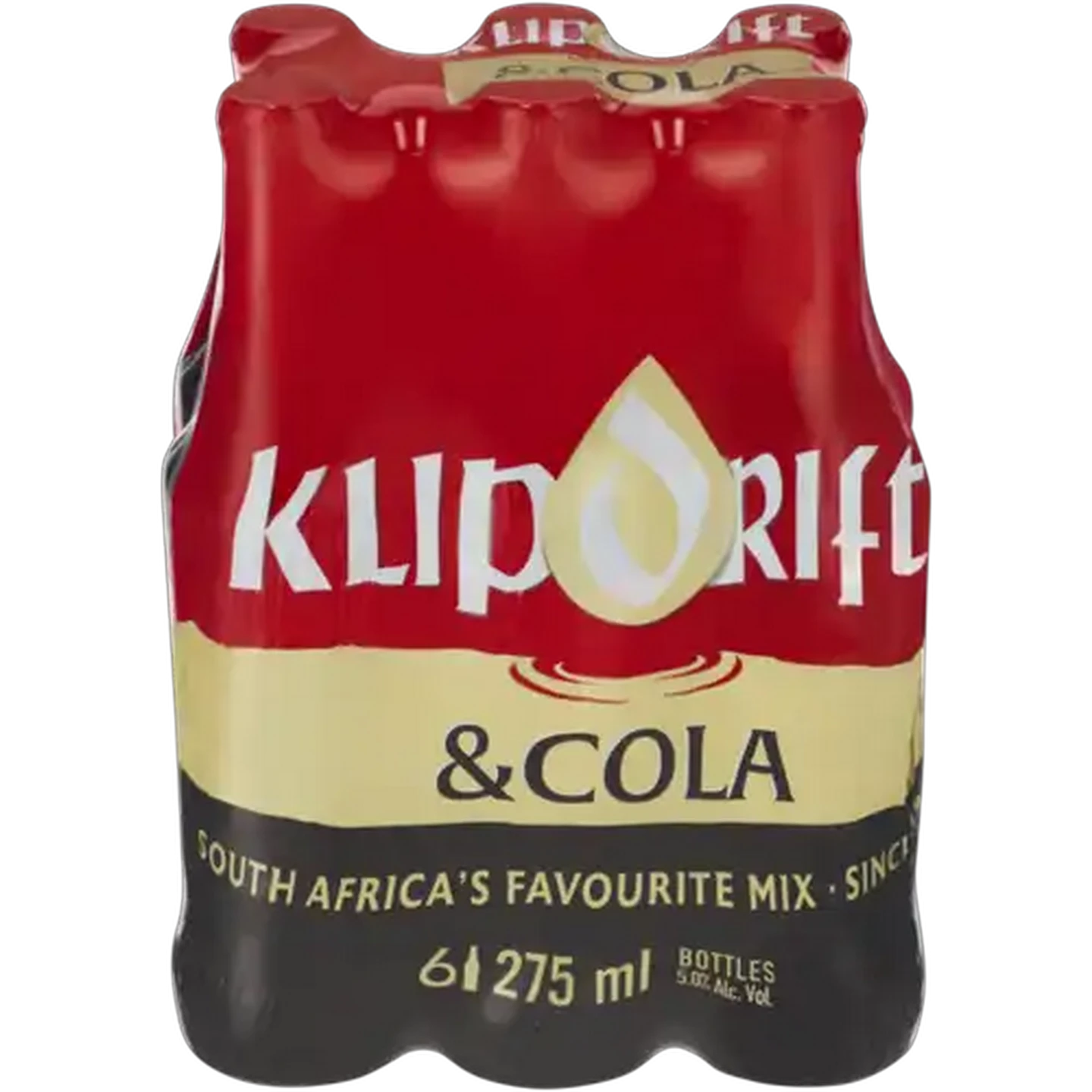 Image of Klipdrift & Cola Bottles 6 x 275ml