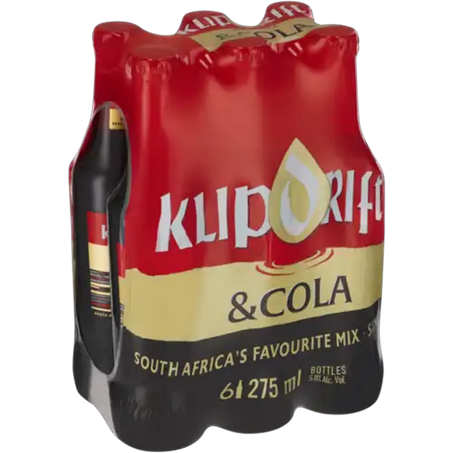 Image of Klipdrift & Cola Bottles 6 x 275ml