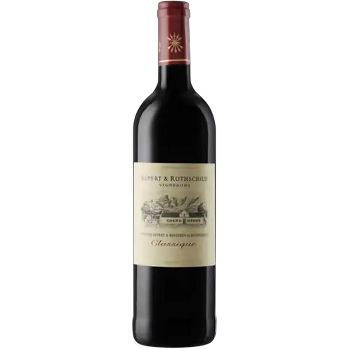 【Gotexve】Rondine Burgundy 左右反転 Checkers Sixty60 | Rupert & Rothschild Classique Red Wine Bottle 750ml