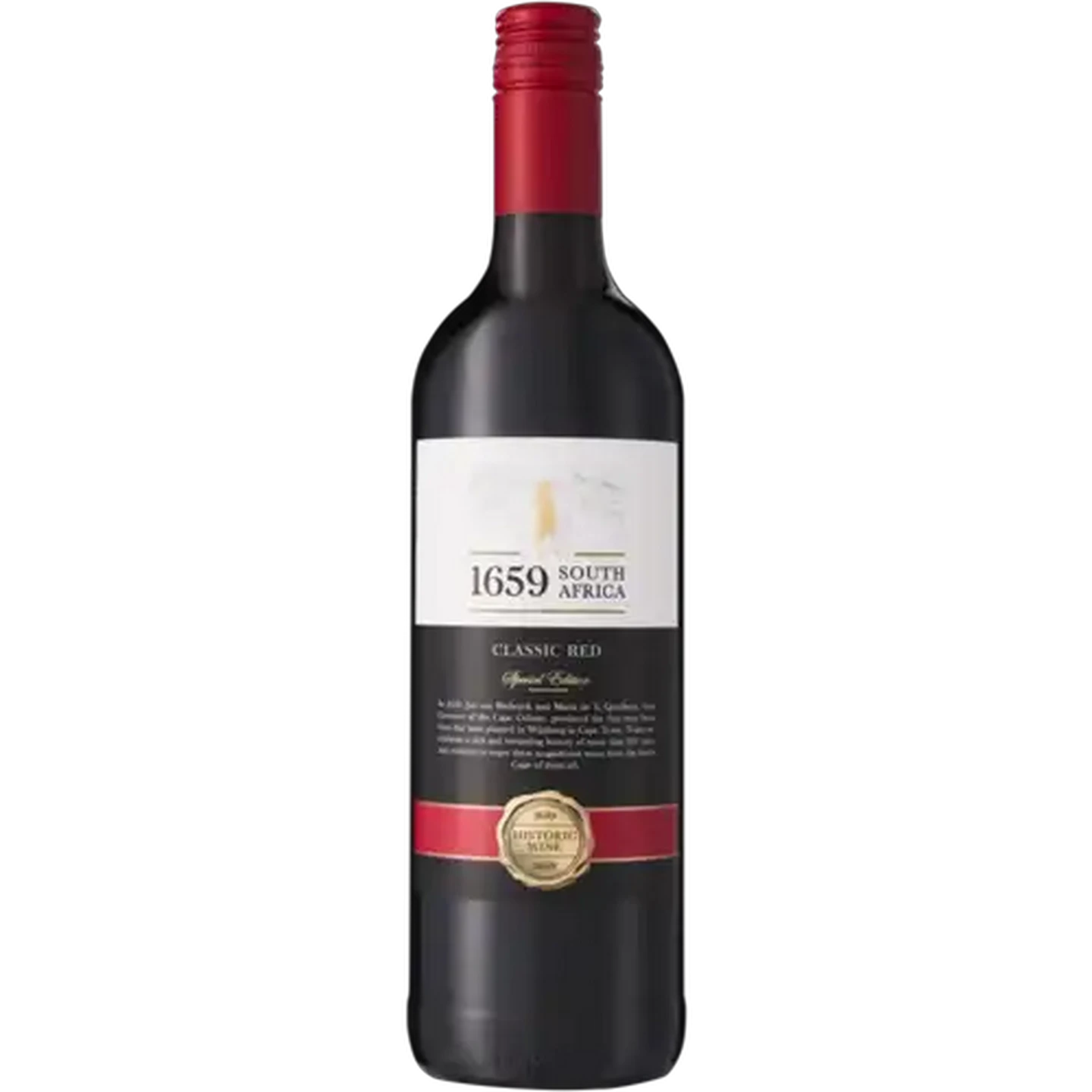 Image of 1659 Red Special Edition Red Wine Bottle 750ml