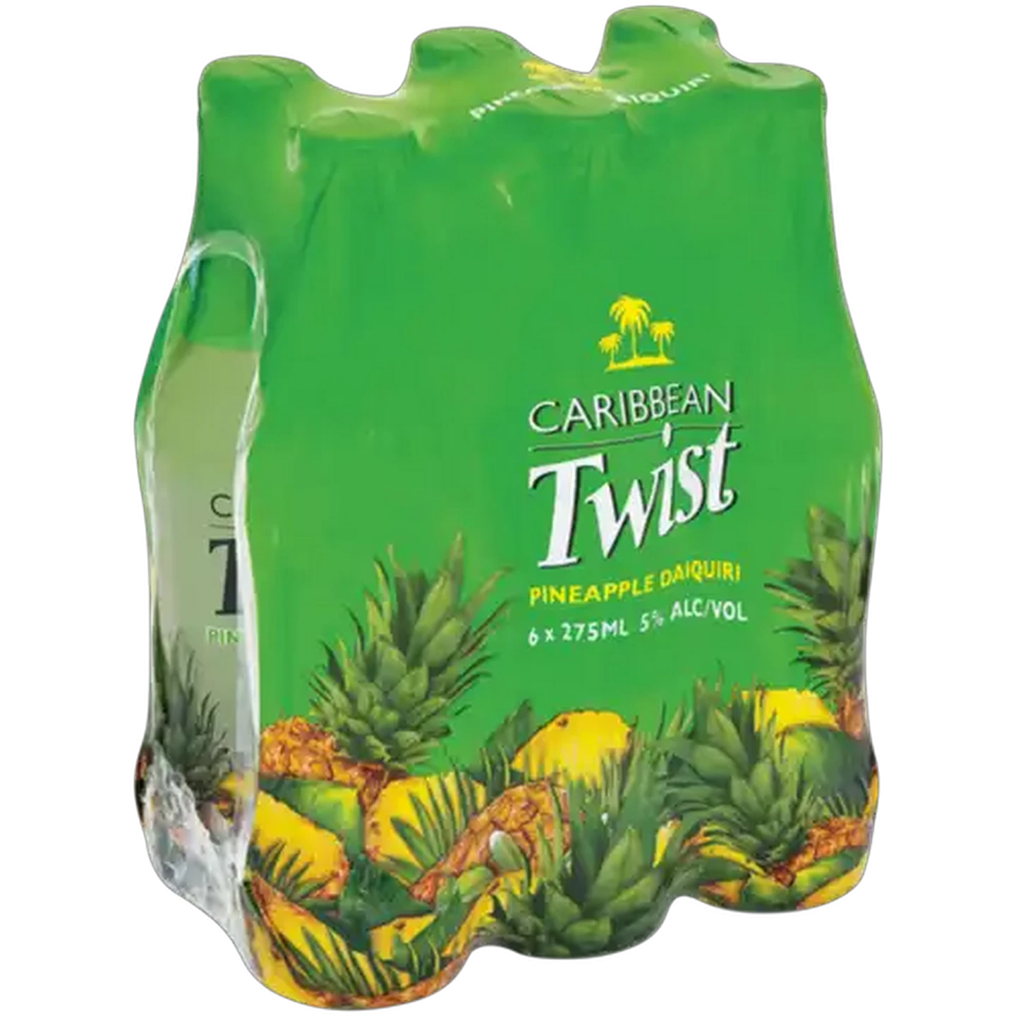 Image of Caribbean Twist Pineapple Daiquiri Spirit Cooler Bottles 6 x 275ml