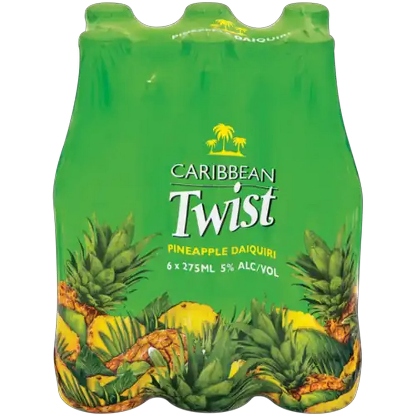 Image of Caribbean Twist Pineapple Daiquiri Spirit Cooler Bottles 6 x 275ml