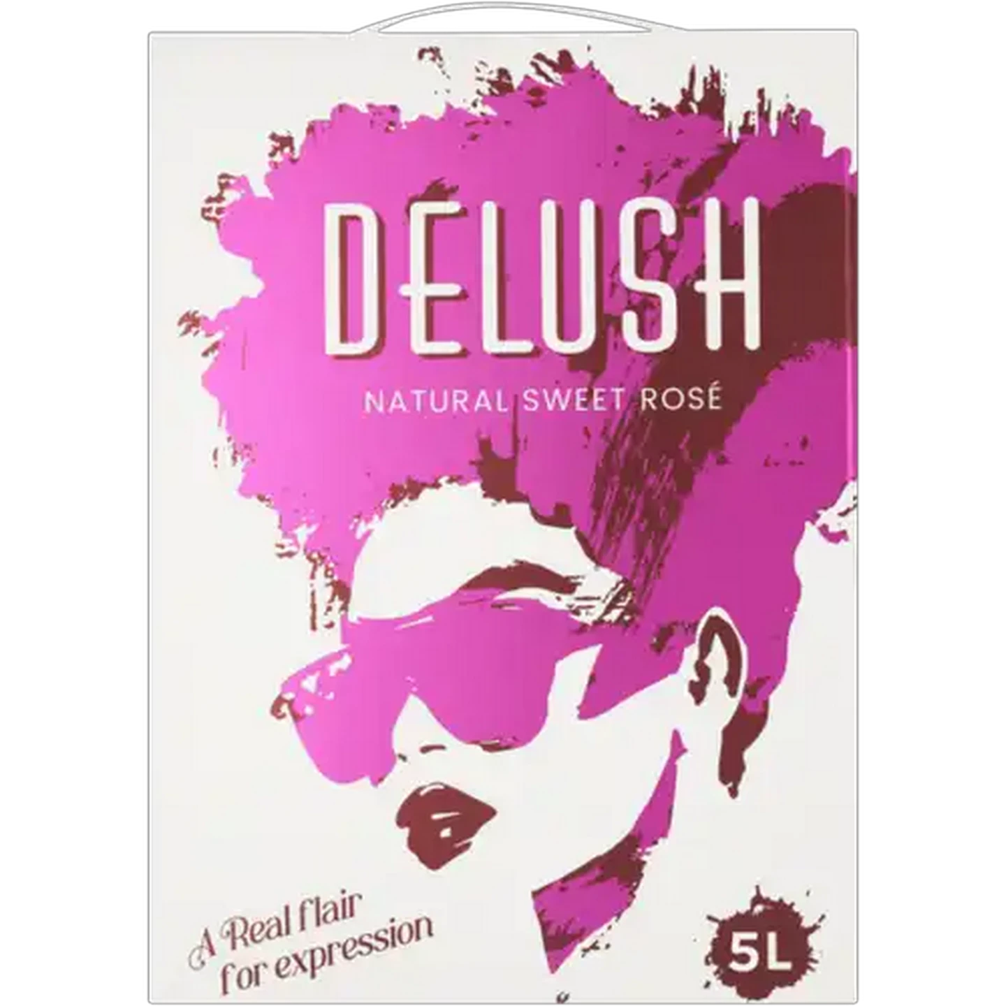 Image of Delush Natural Sweet Rosé Wine Box 5L