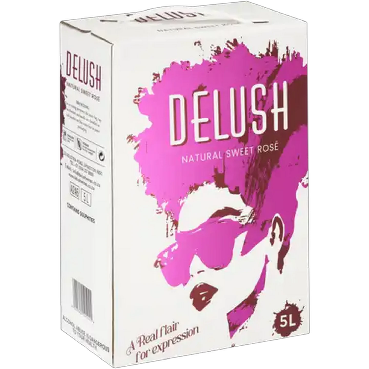 Image of Delush Natural Sweet Rosé Wine Box 5L