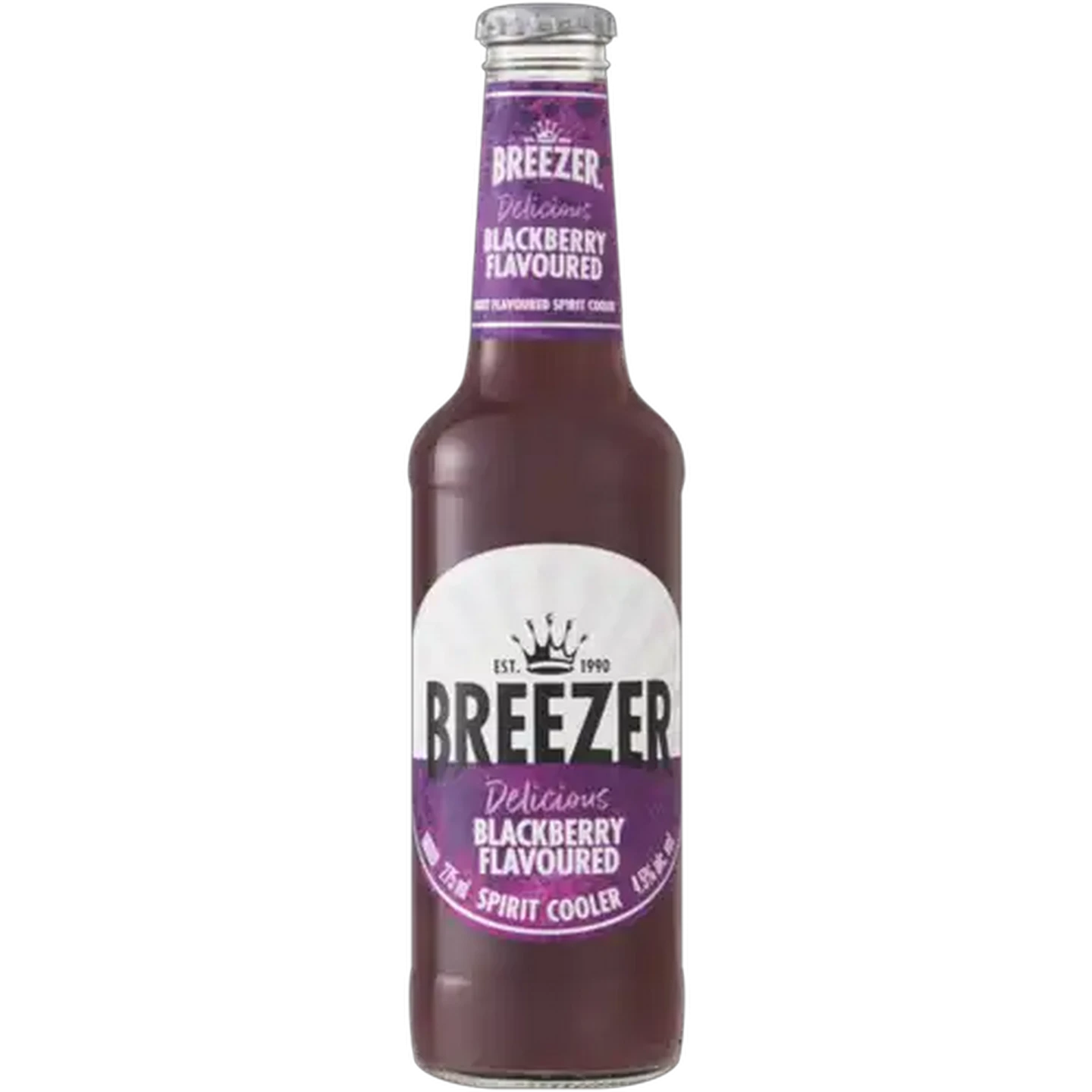 Image of Breezer Blackberry Flavoured Cooler Bottle 275ml