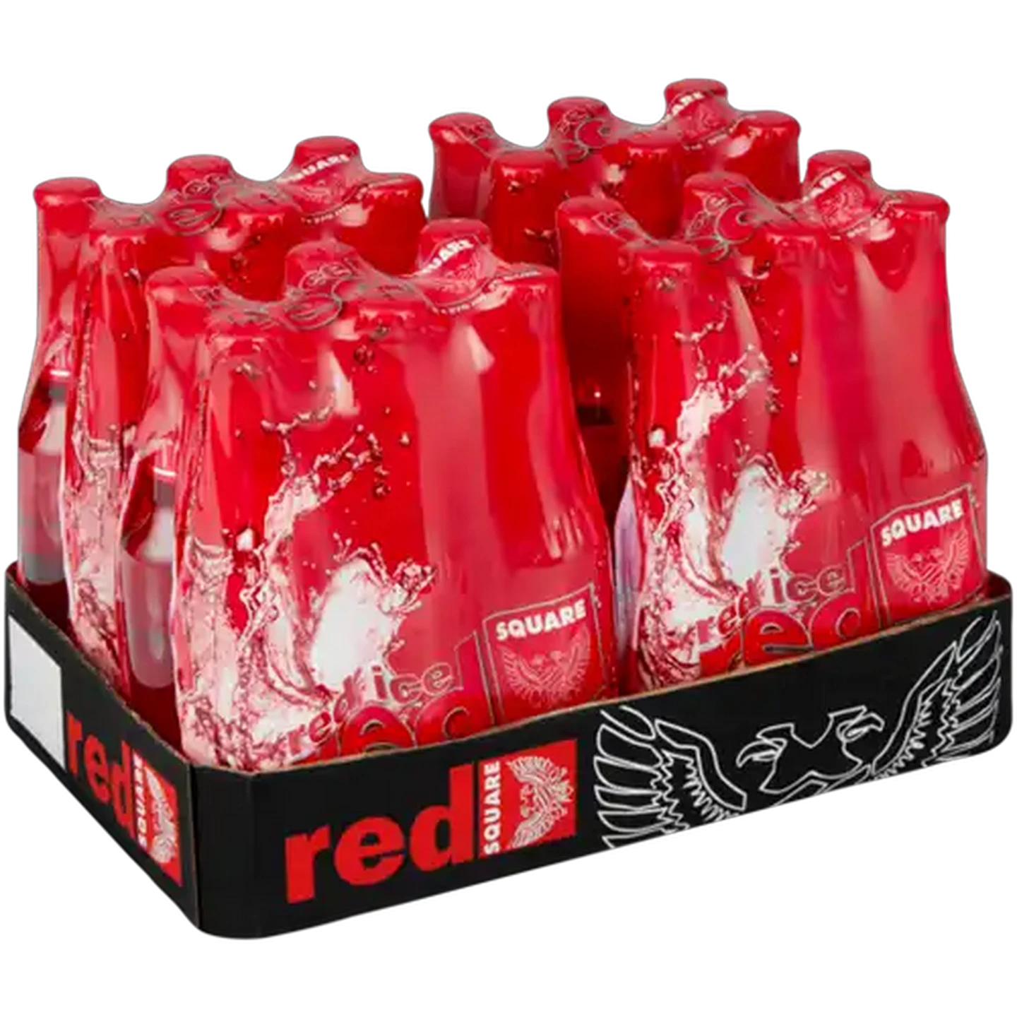 Image of Red Square Red Ice Spirit Cooler Bottles 24 x 275ml