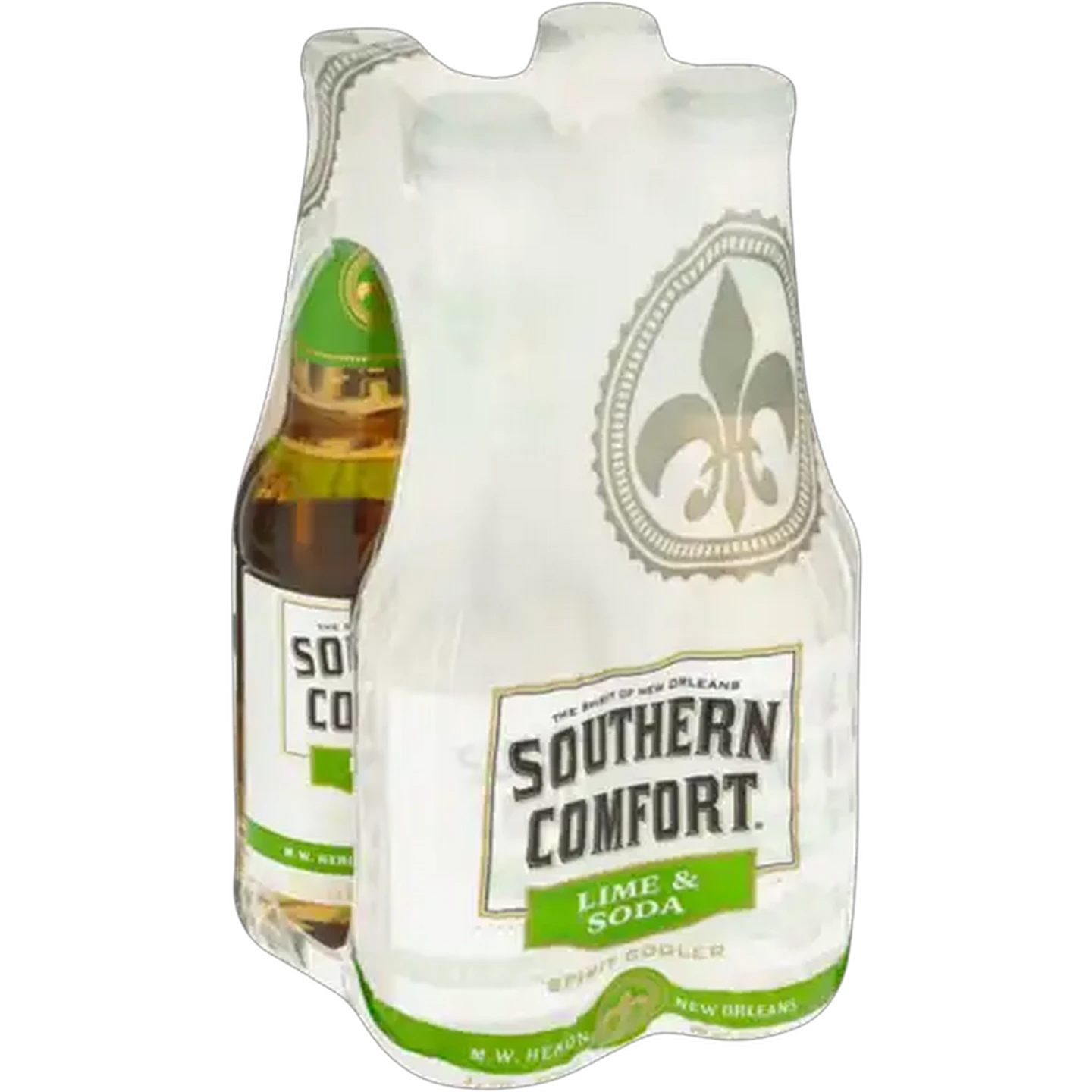 Image of Southern Comfort Lime & Soda Spirit Cooler Bottles 4 x 275ml