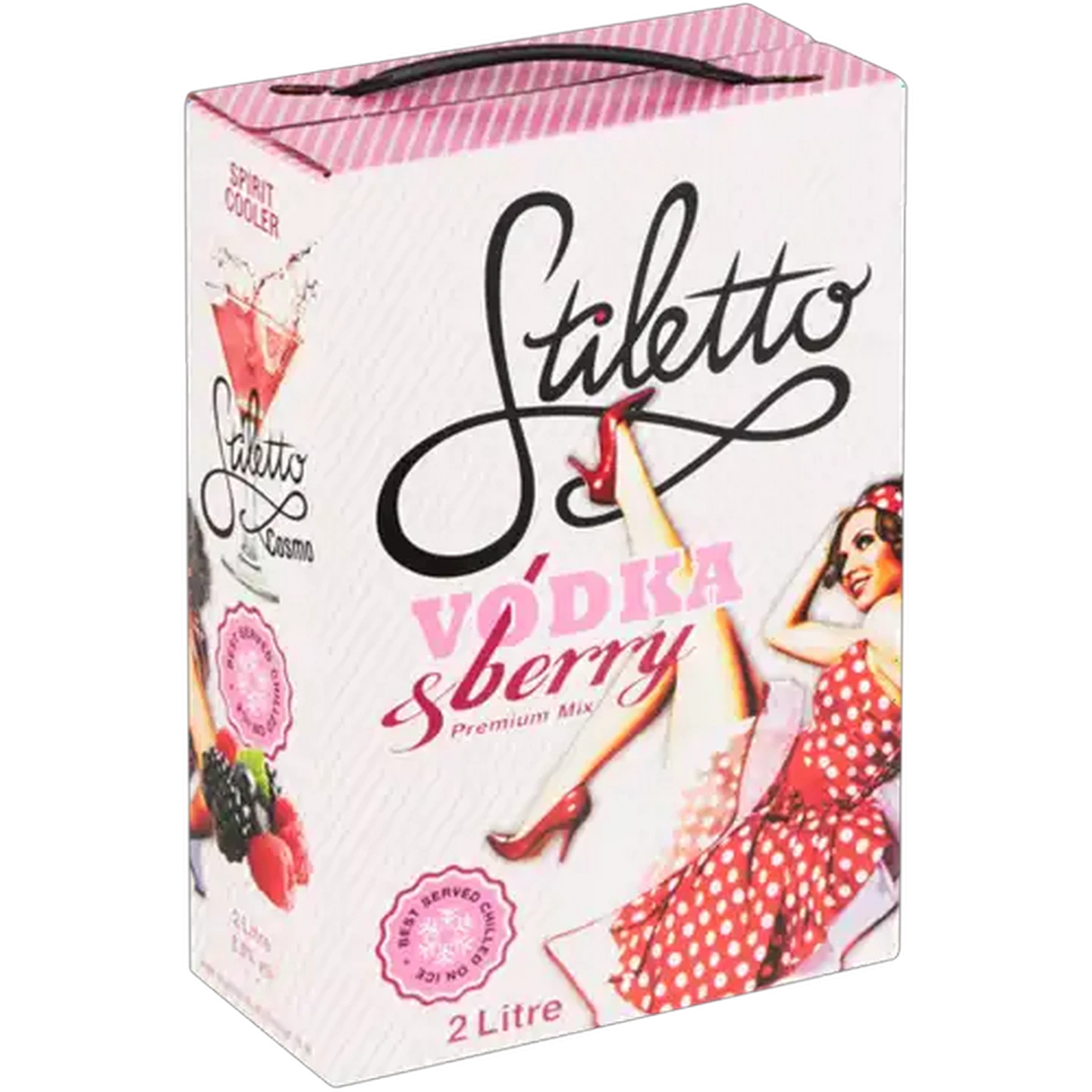 Image of Stiletto Vodka & Berry Premium Mix Box 2L